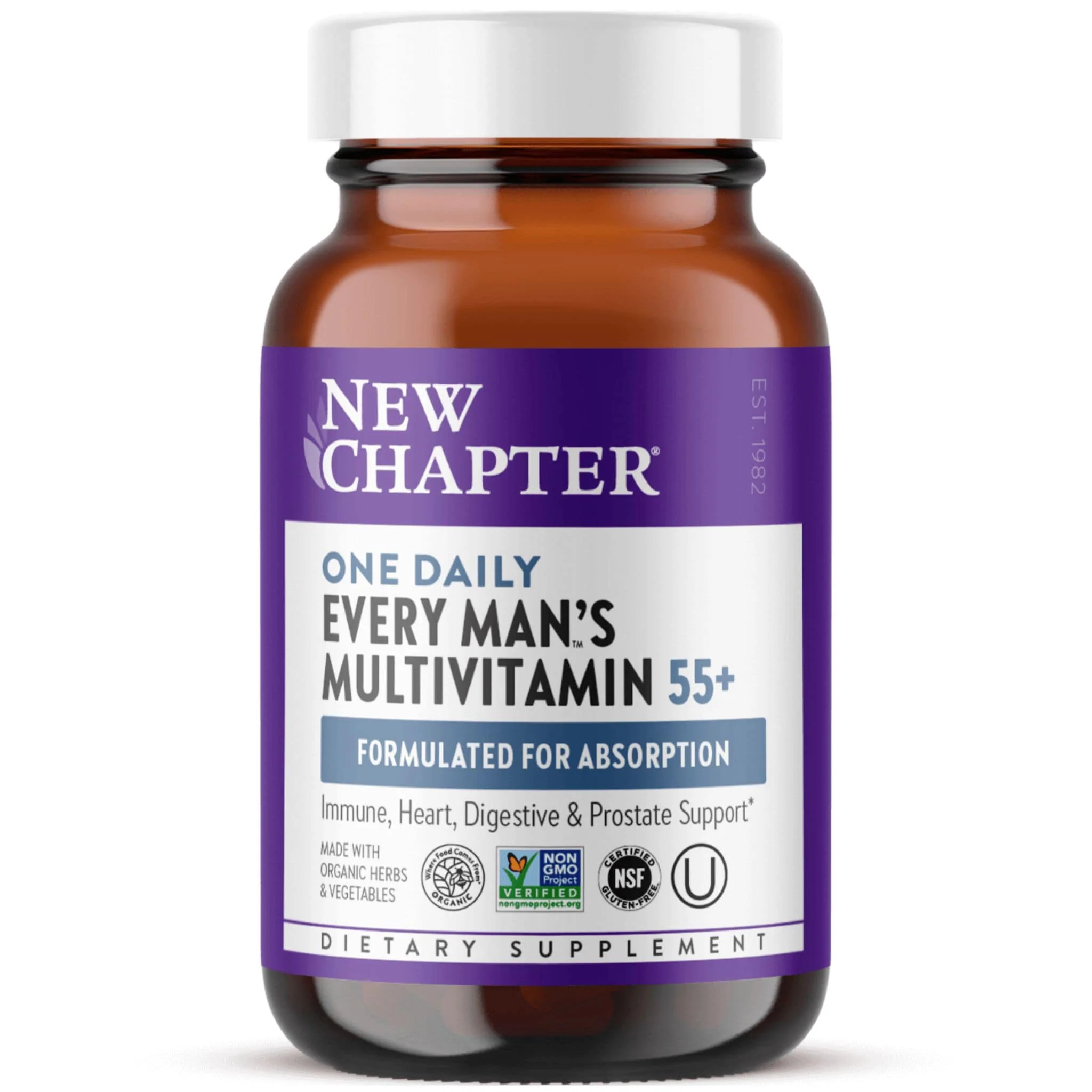 New Chapter Every Man's One Daily Multi 55+, Tablets - Image 3