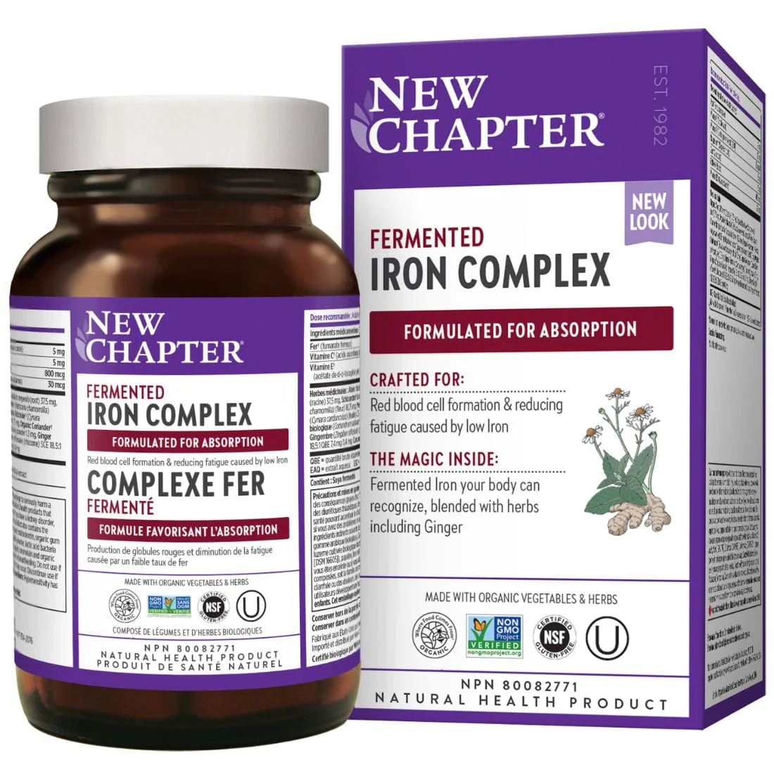 New Chapter Fermented Iron Complex - Image 2