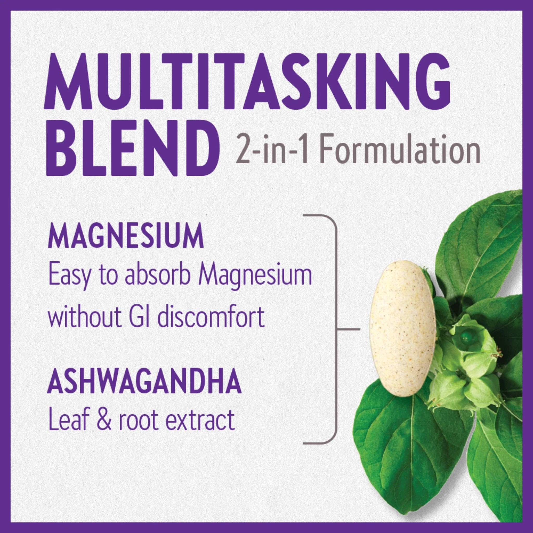 New Chapter Magnesium + Ashwagandha, 30 Tablets - Image 5