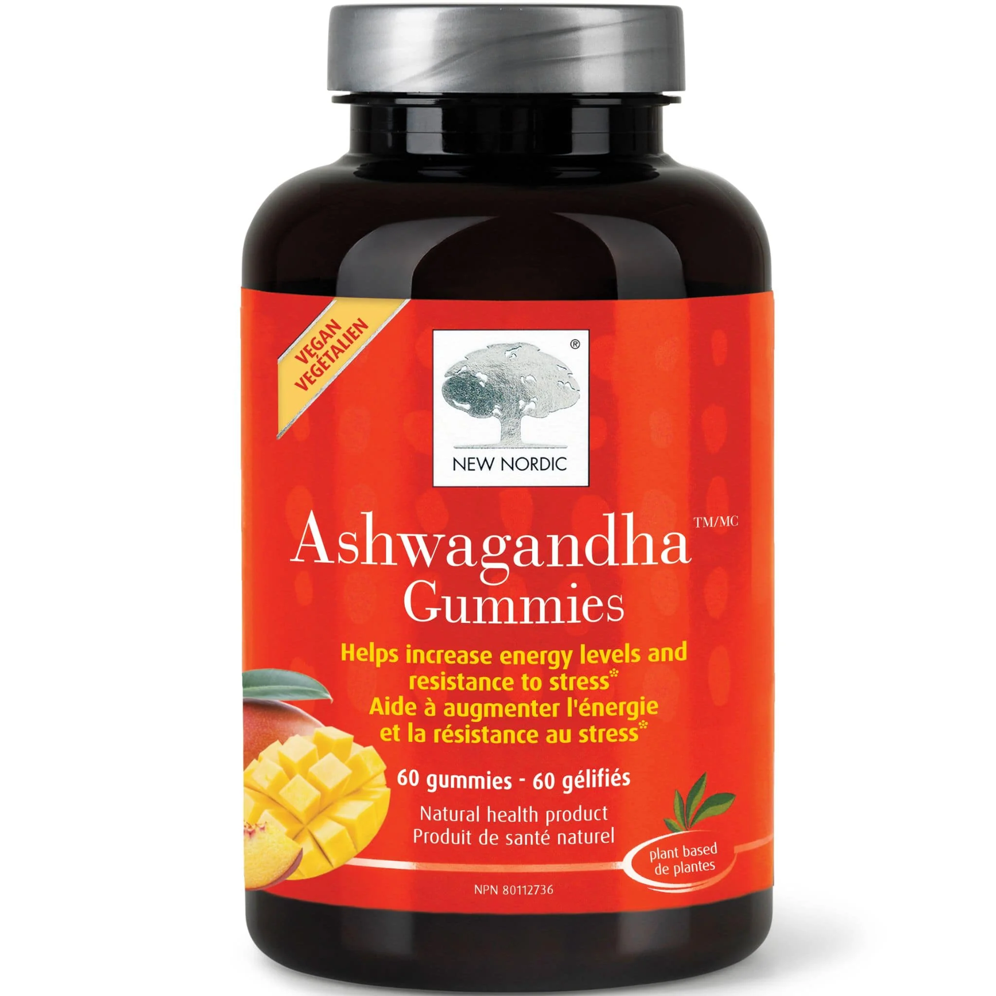 New Nordic Ashwagandha Gummies 150mg, 60 Vegan Gummies