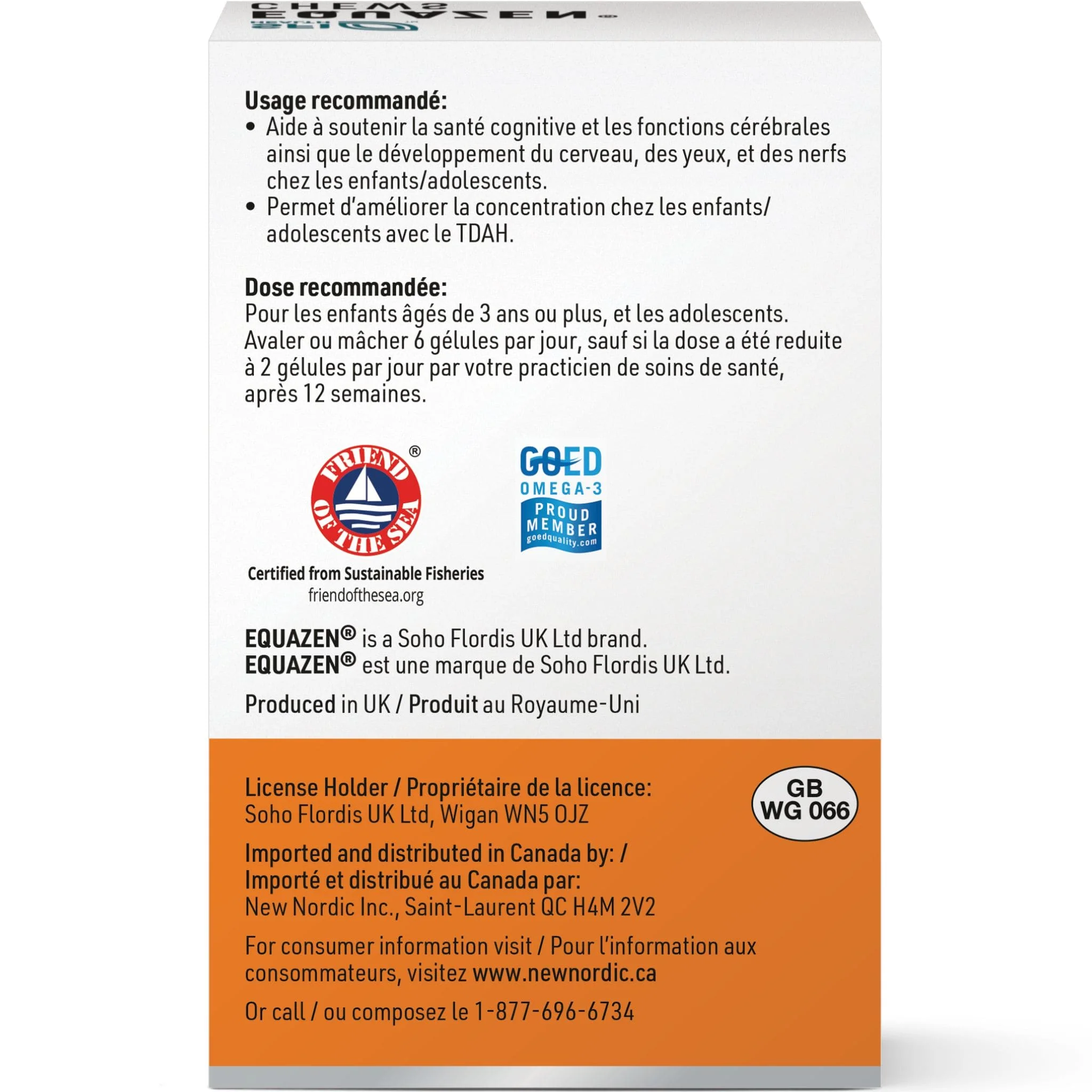 New Nordic Equazen, Improves concentration levels in children with ADHD, 180 Chewable Softgels - Image 3