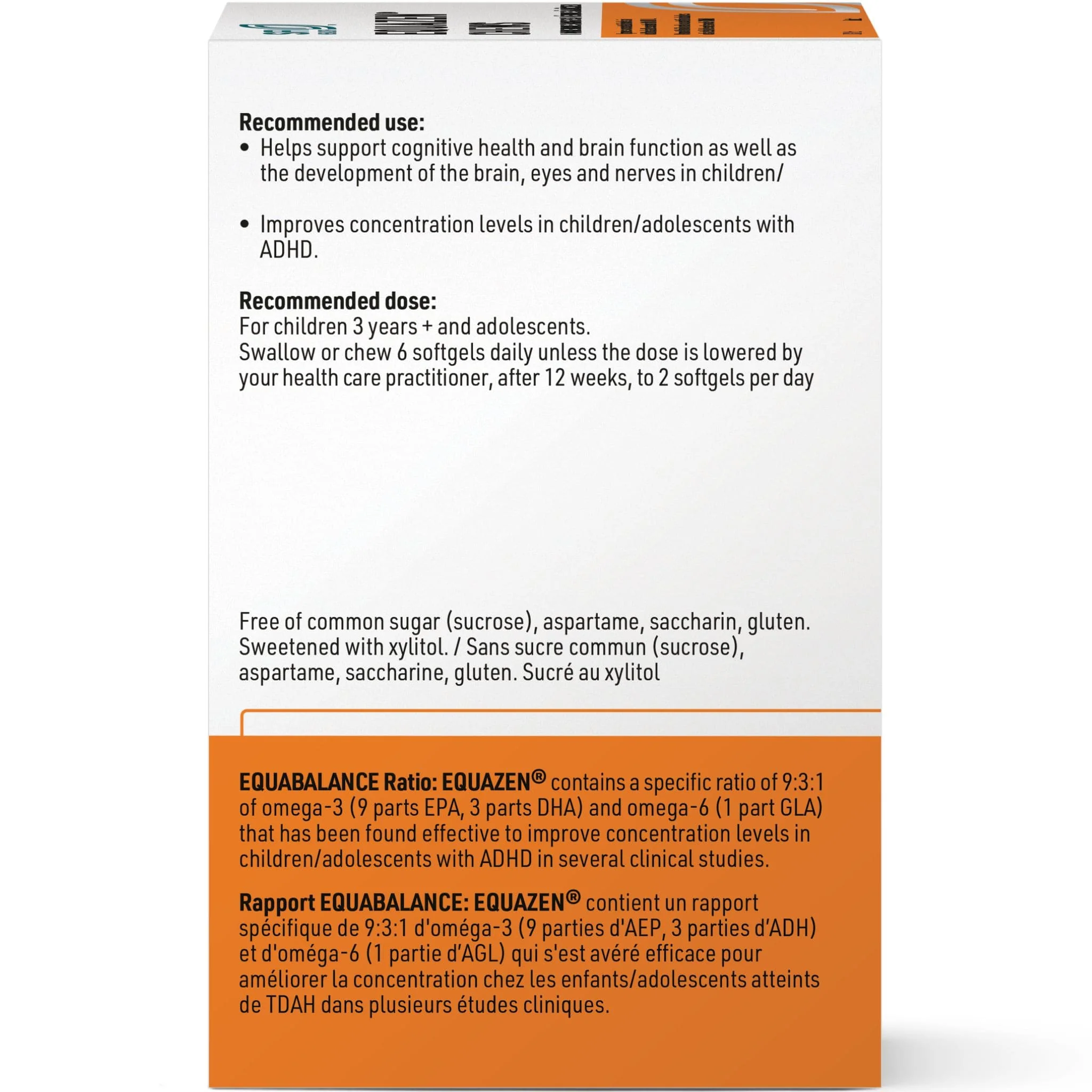 New Nordic Equazen, Improves concentration levels in children with ADHD, 180 Chewable Softgels - Image 4