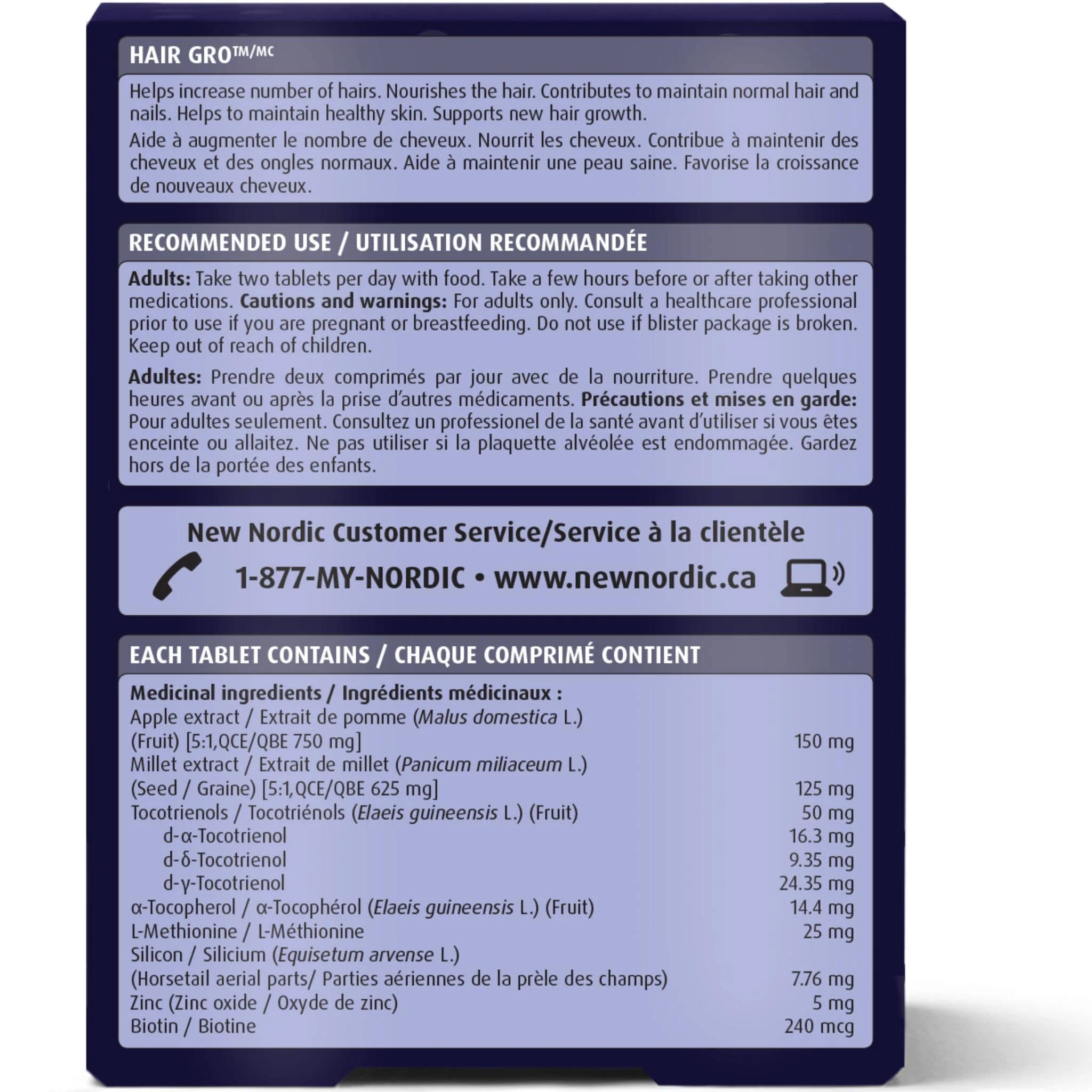 New Nordic Hair Gro, 60 Capsules - Image 3