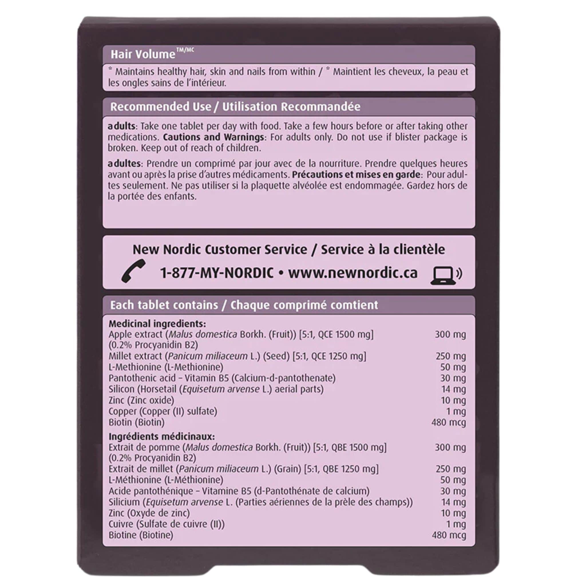 New Nordic Hair Volume, Coated Tablets - Image 6