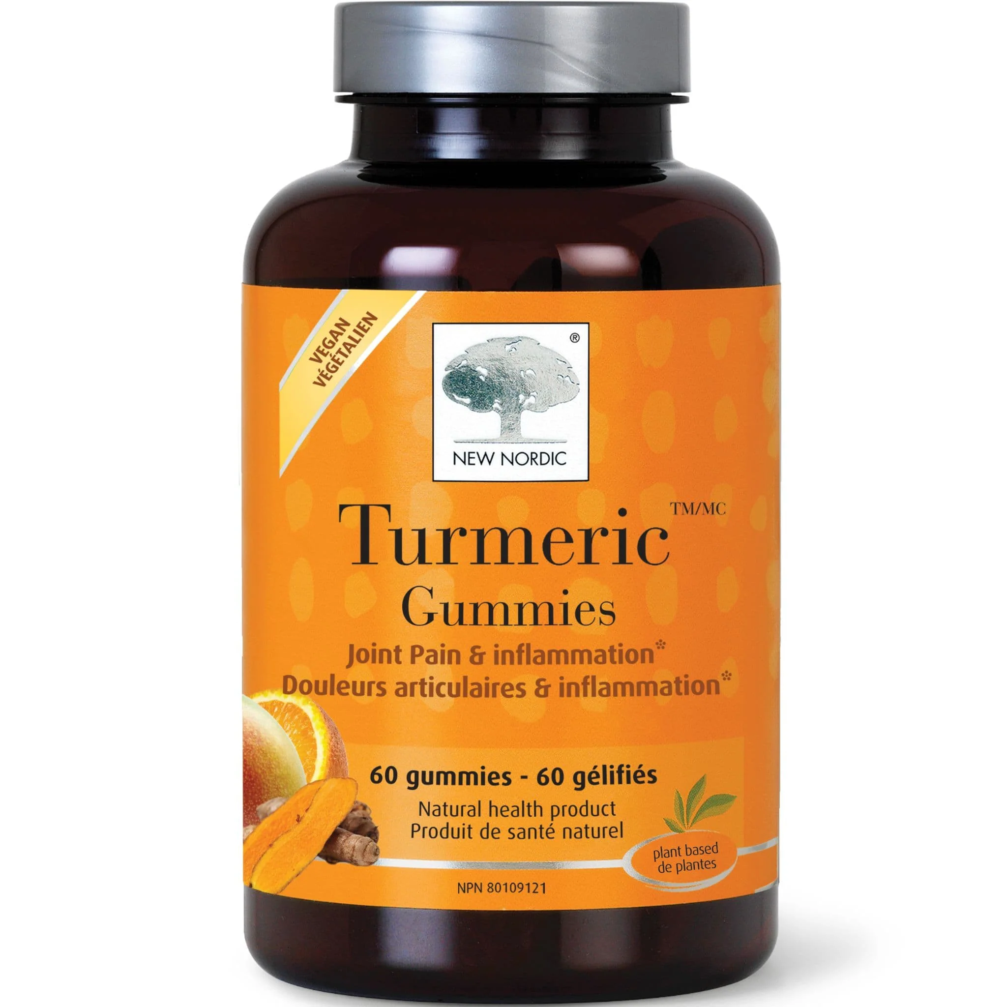 New Nordic Turmeric Gummies, 60 Vegan Gummies