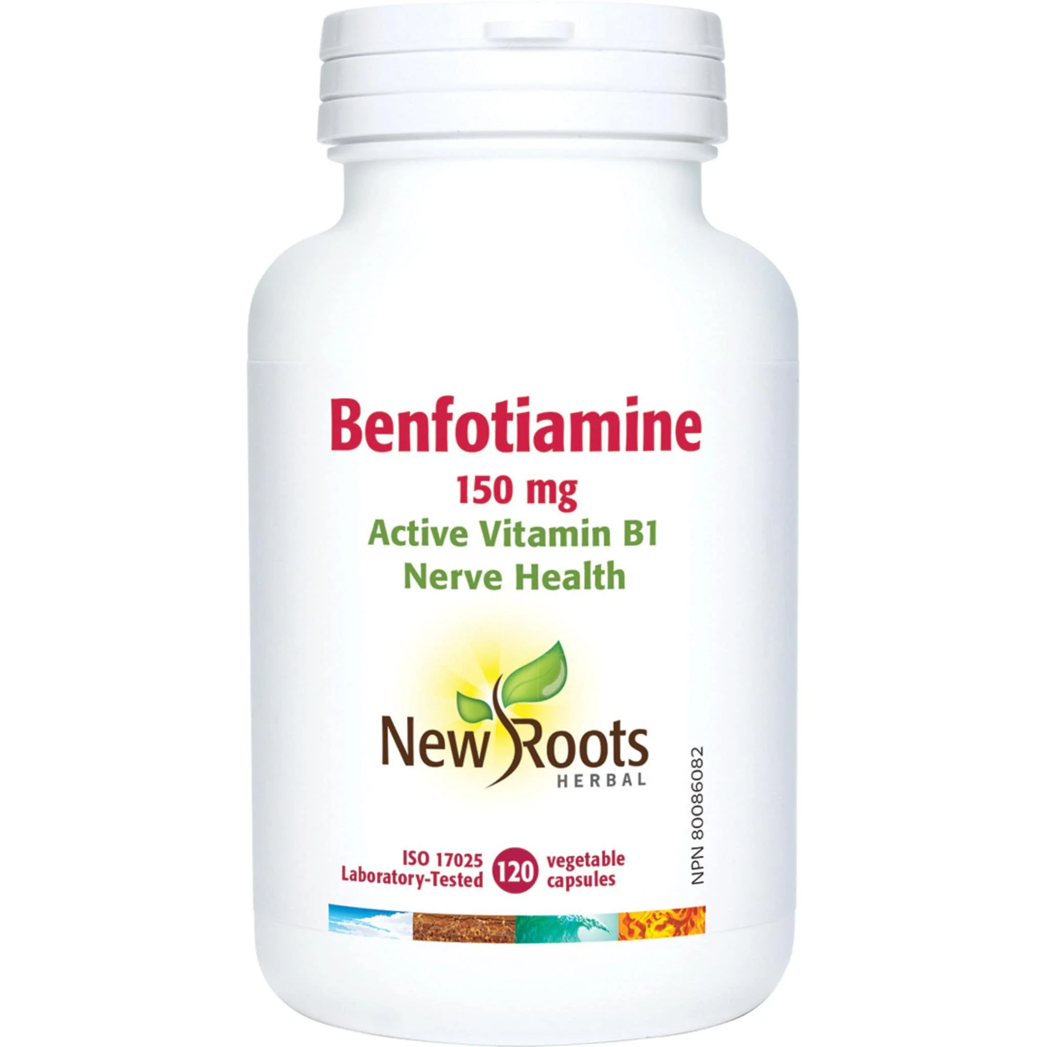 New Roots Benfotiamine 150mg Bioavailable Active Vitamin B1 Capsules - Image 2
