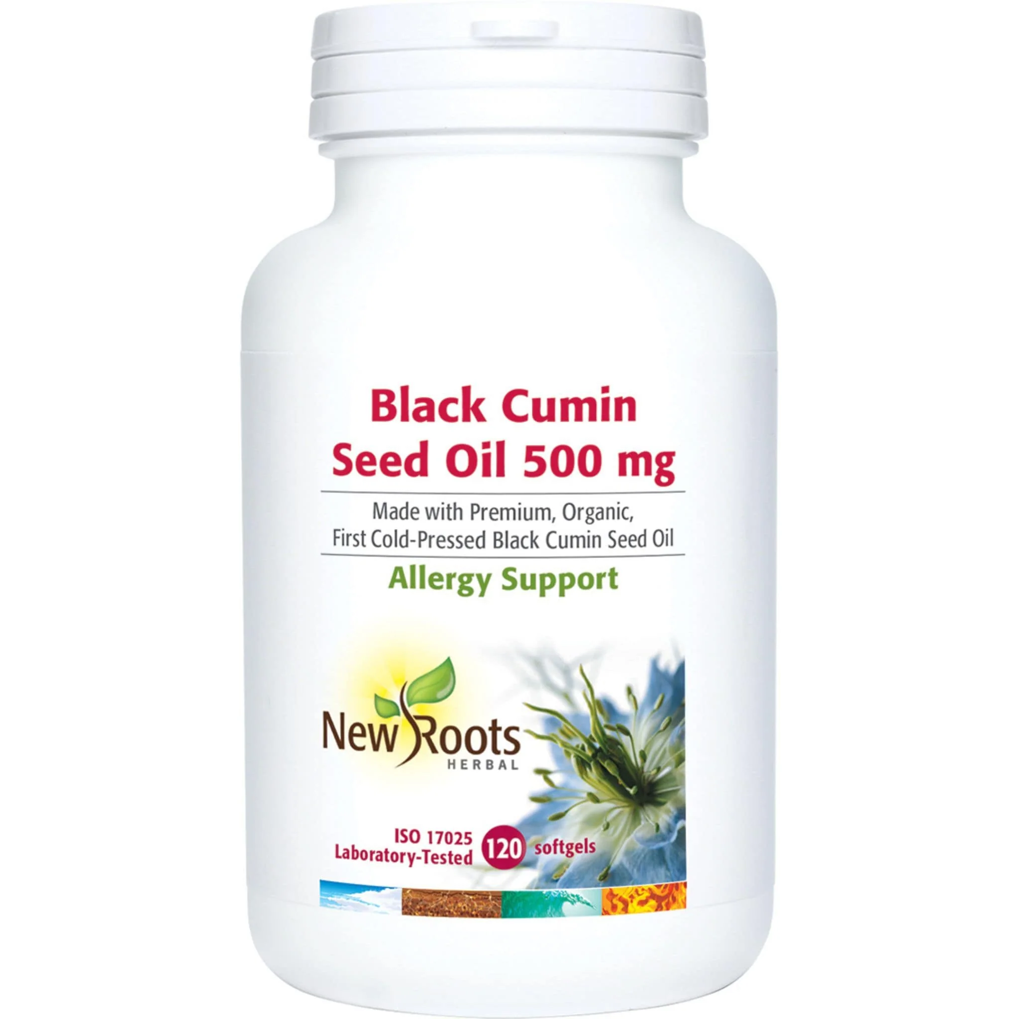 New Roots Black Cumin Seed Oil 500mg Softgels - Image 2