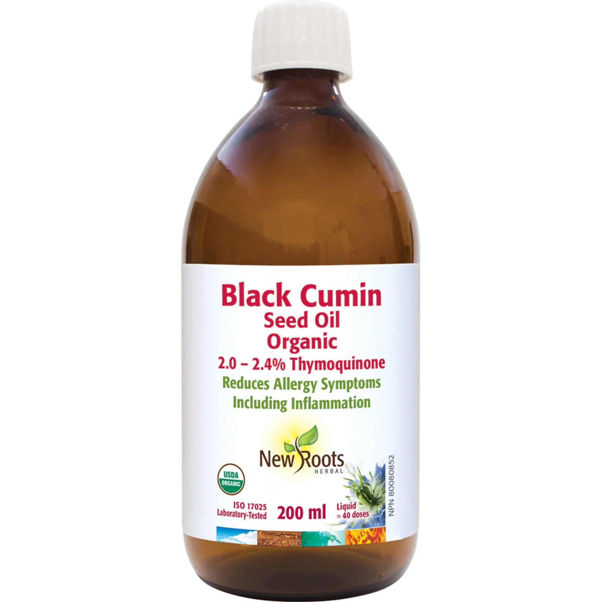 New Roots Organic Black Cumin Seed Oil Liquid - Image 2