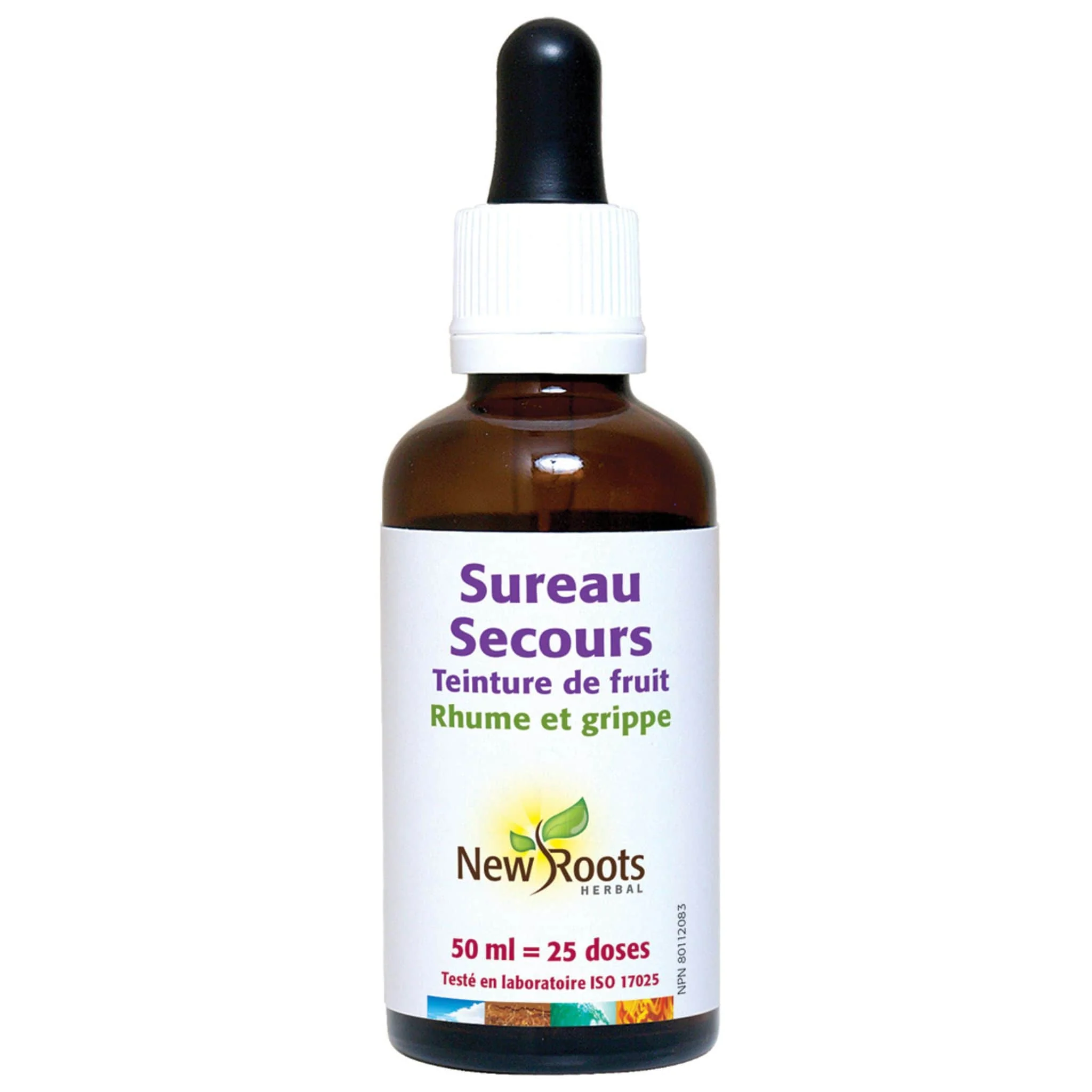 New Roots Elderberry ResQ Fruit Tincture, Cold and Flu Support, 50-95ml - Image 2