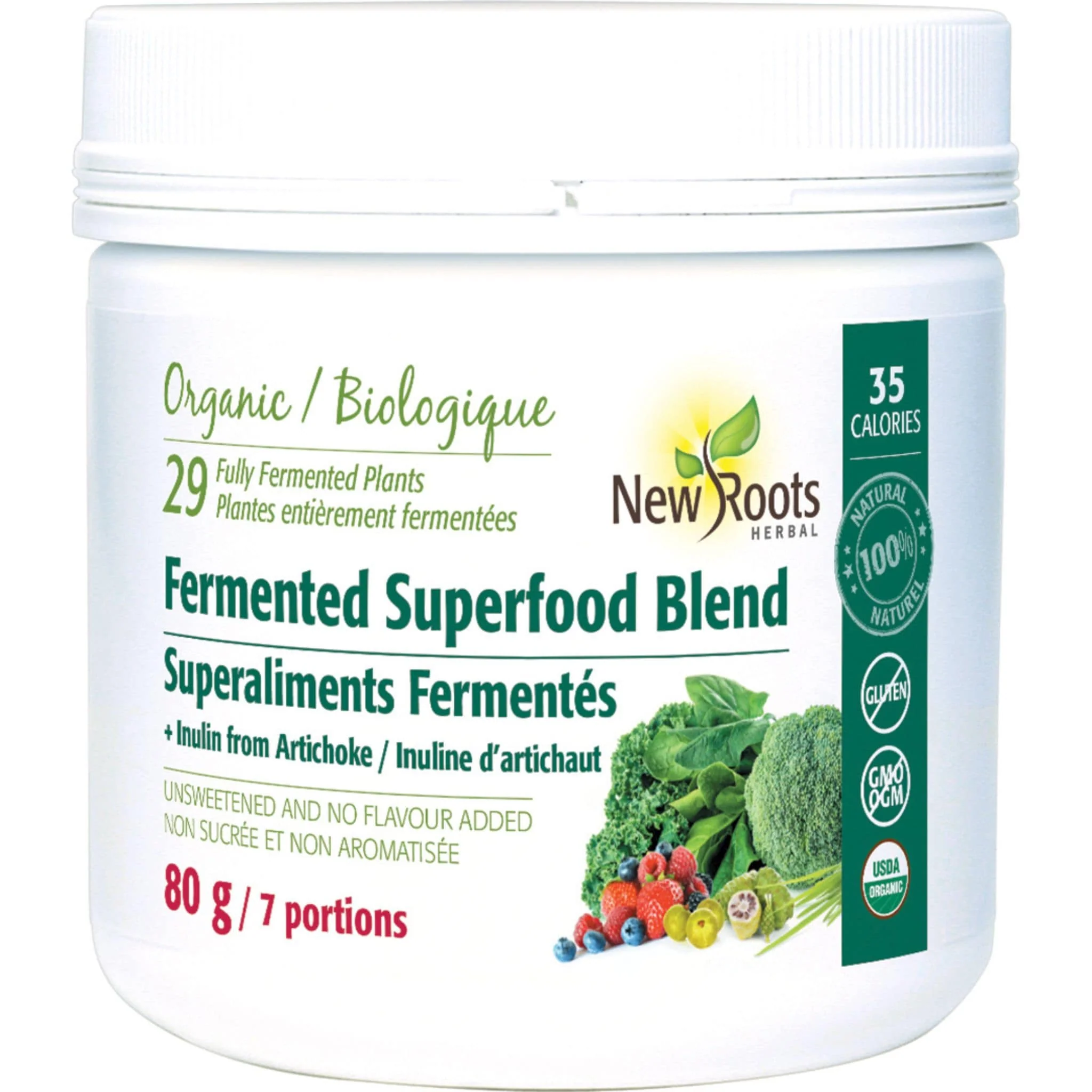 New Roots Fermented Superfoods Blend (Unsweetened)