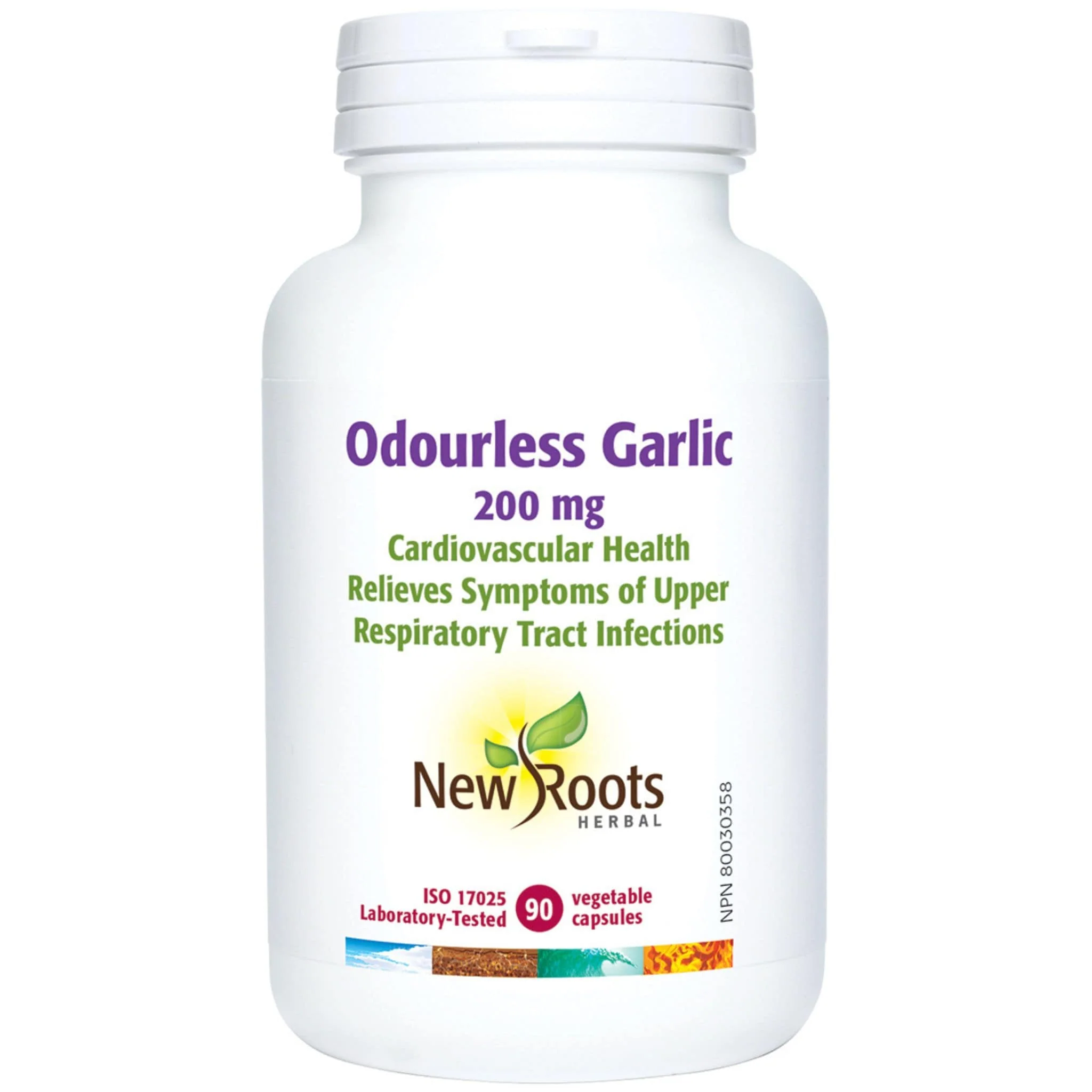New Roots Odourless Garlic 200mg, 90 Capsules