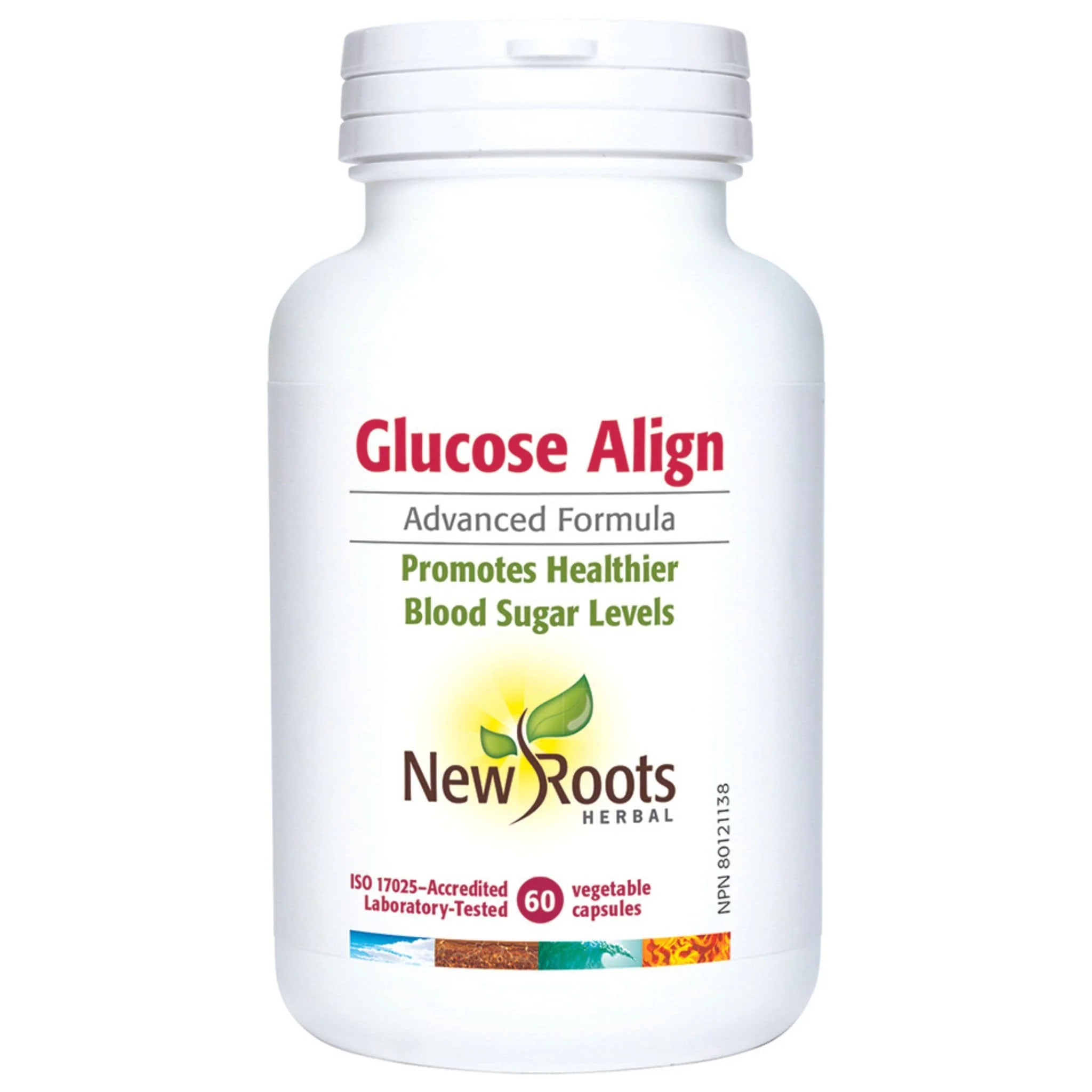 New Roots Glucose Align, Promotes Healthier Blood Sugar Levels, 60 Vegetable Capsules