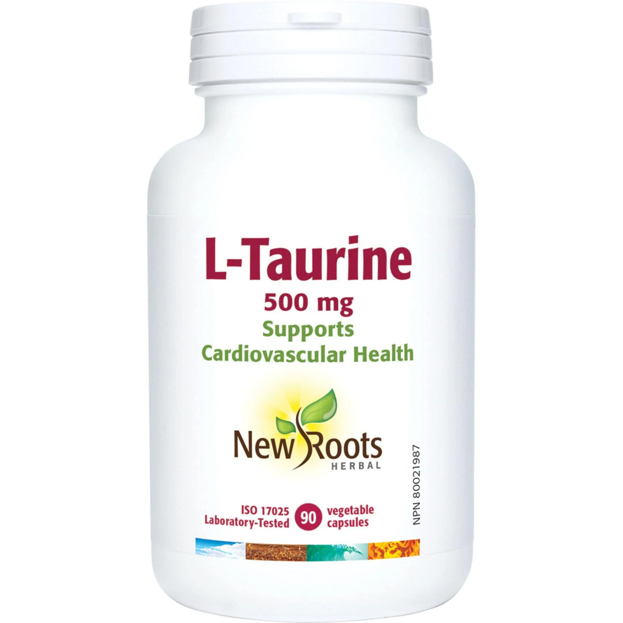 New Roots L-Taurine 500mg, 90 Capsules