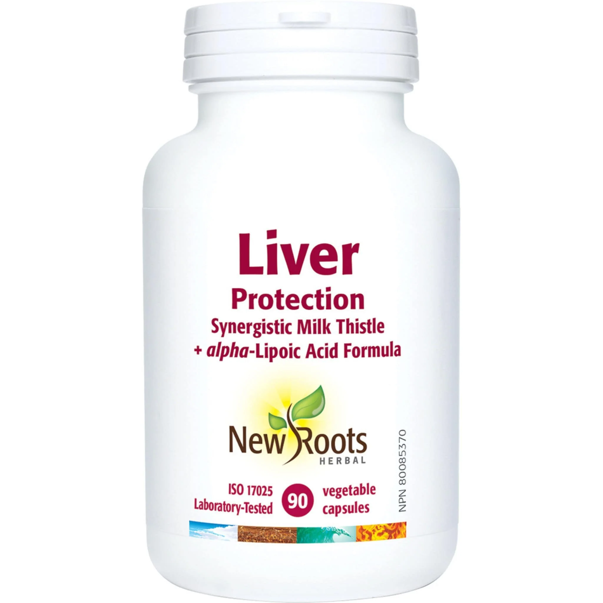 New Roots Liver Protection, Support Formula (Milk Thistle Plus Alpha Lipoic Acid), 45-180 Vegetable Capsules - Image 2