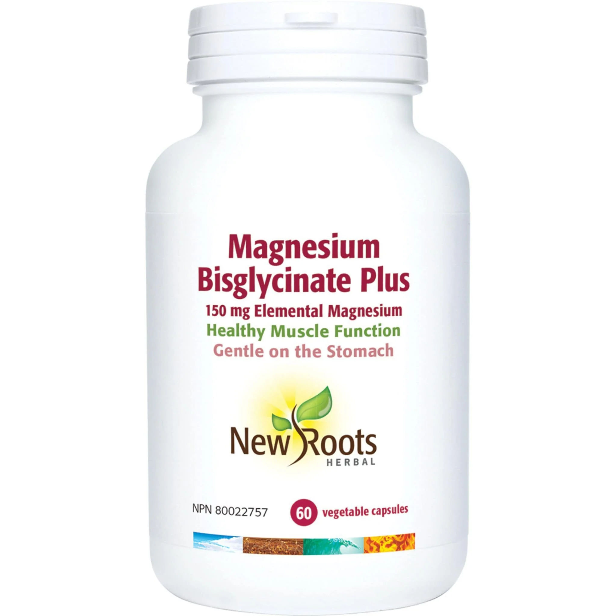 New Roots Magnesium Bisglycinate Plus 150mg