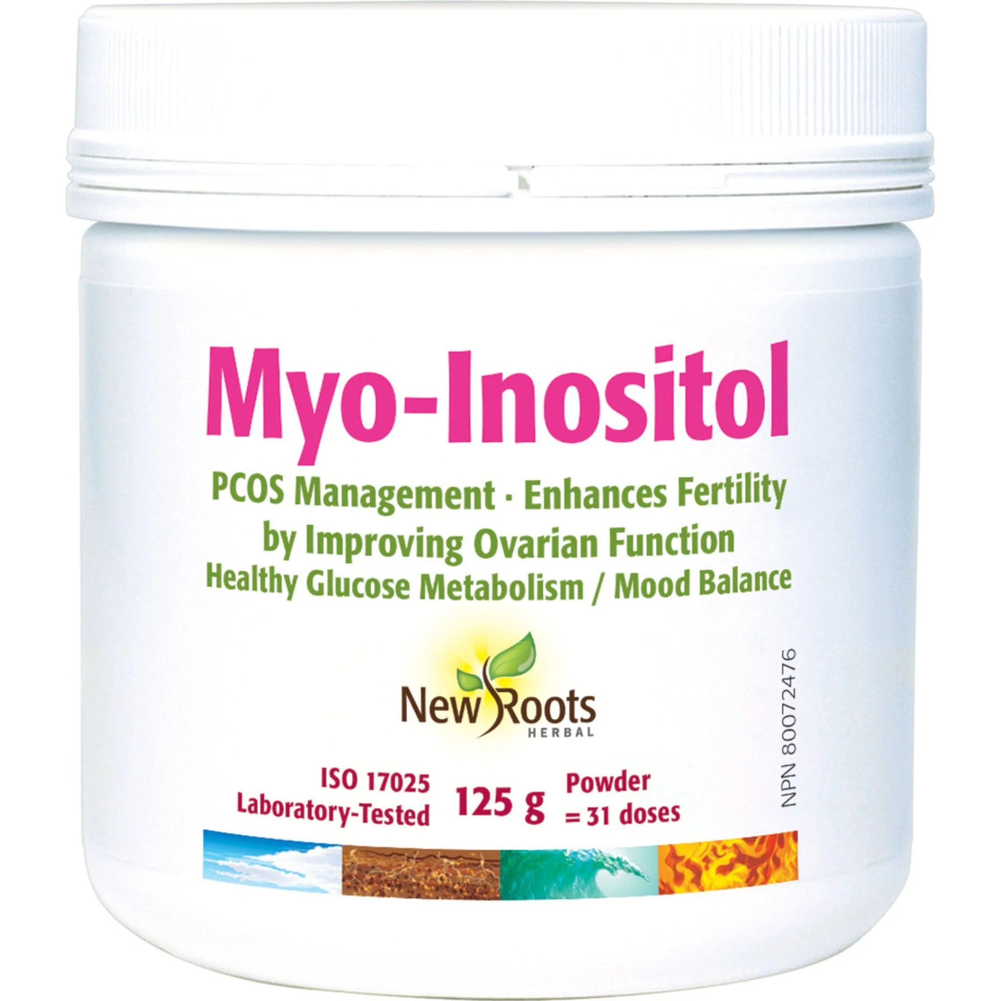 New Roots Myo-Inositol Powder, 3rd Party Tested