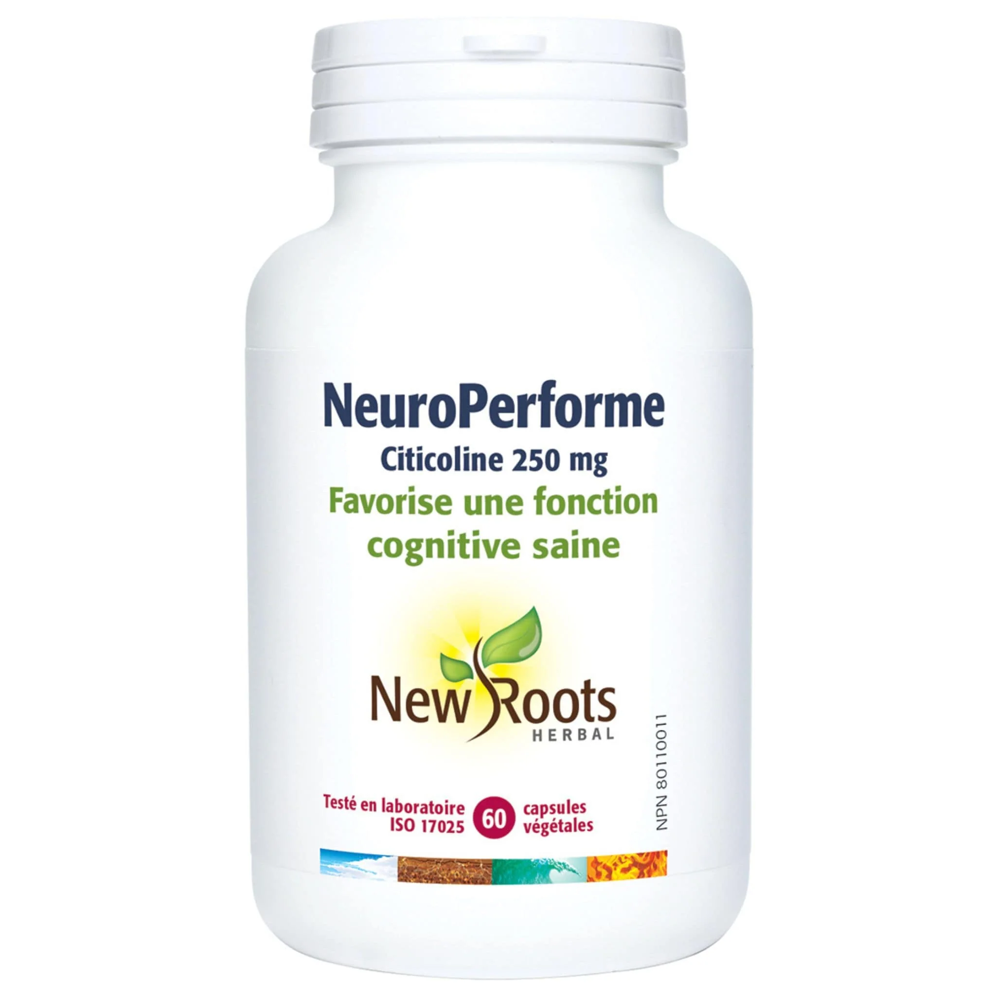 New Roots NeuroPerform, Citicoline 250mg, Promotes Healthy Cognitive Function, 60 Vegetable Capsules - Image 2