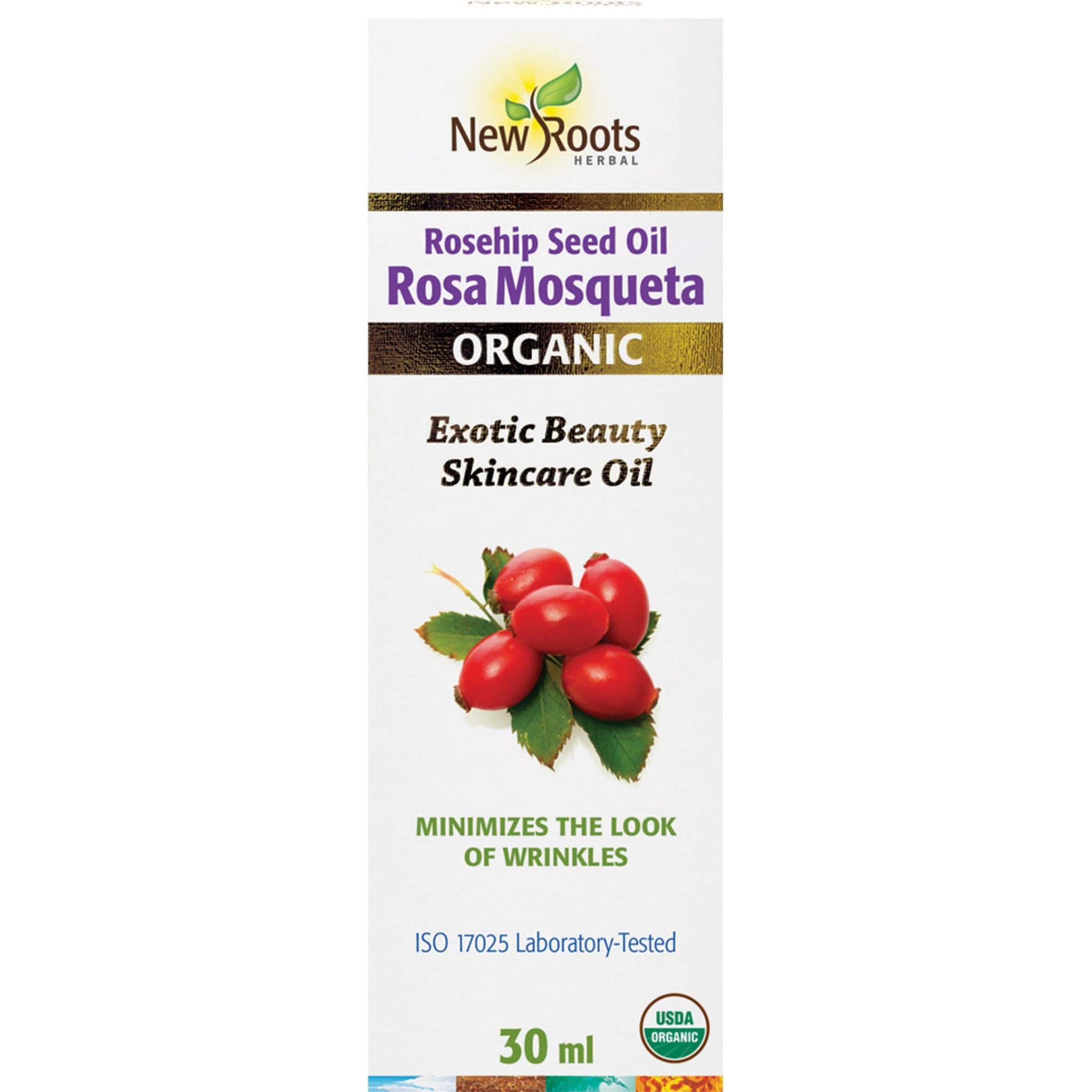 New Roots Rosa Mosqueta Seed Oil (Rosehip) Certified Organic Oil - Image 2