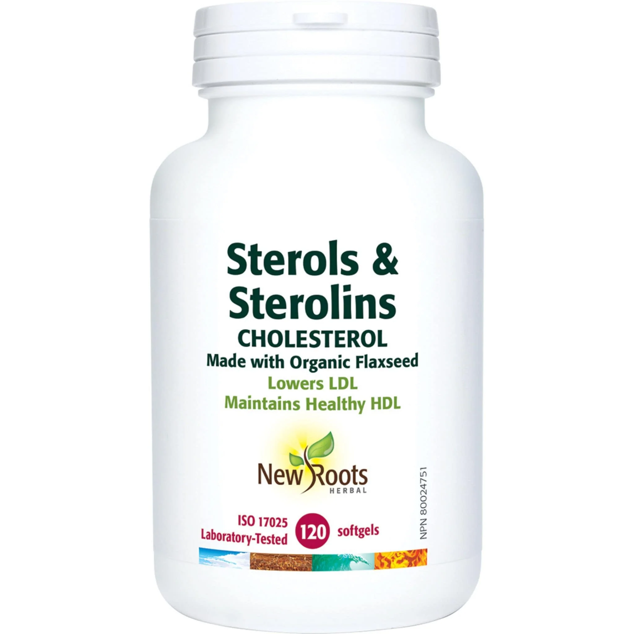 New Roots Sterols & Sterolins Cholesterol and Immune Support Softgels - Image 2