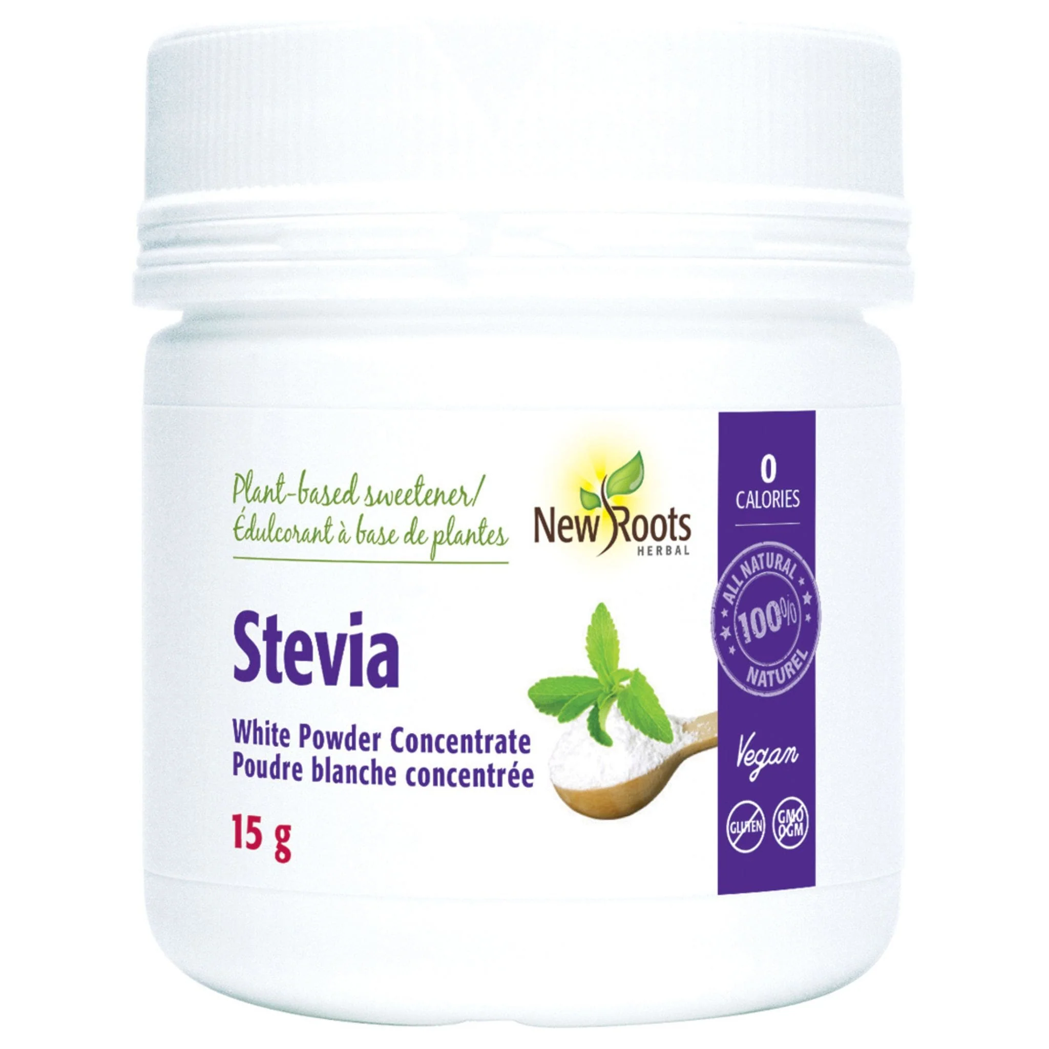 New Roots Stevia White Powder Concentrate