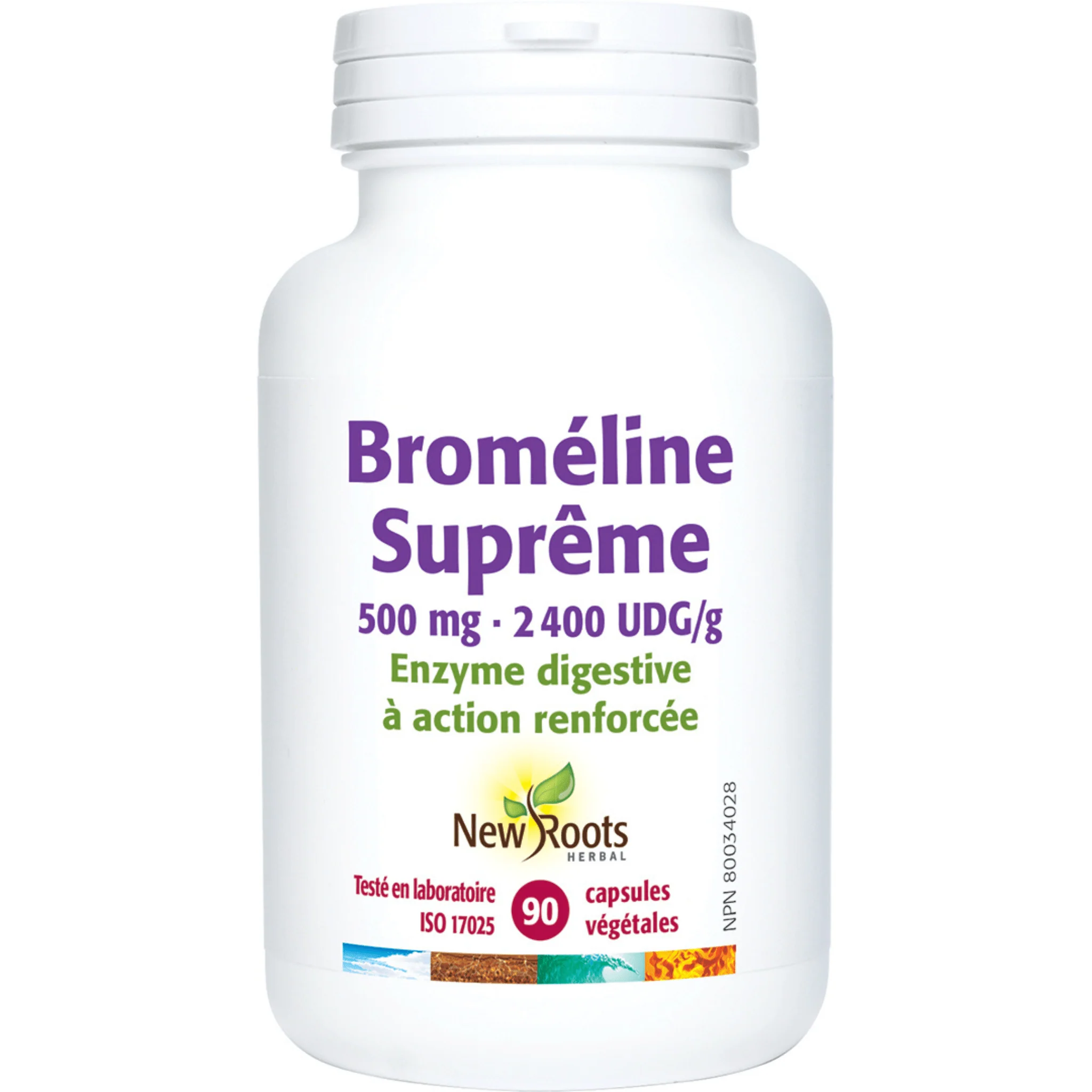 New Roots Ultimate Bromelain 500mg, Natural Inflammation and Joint Support, 90 Vegetable Capsules - Image 2