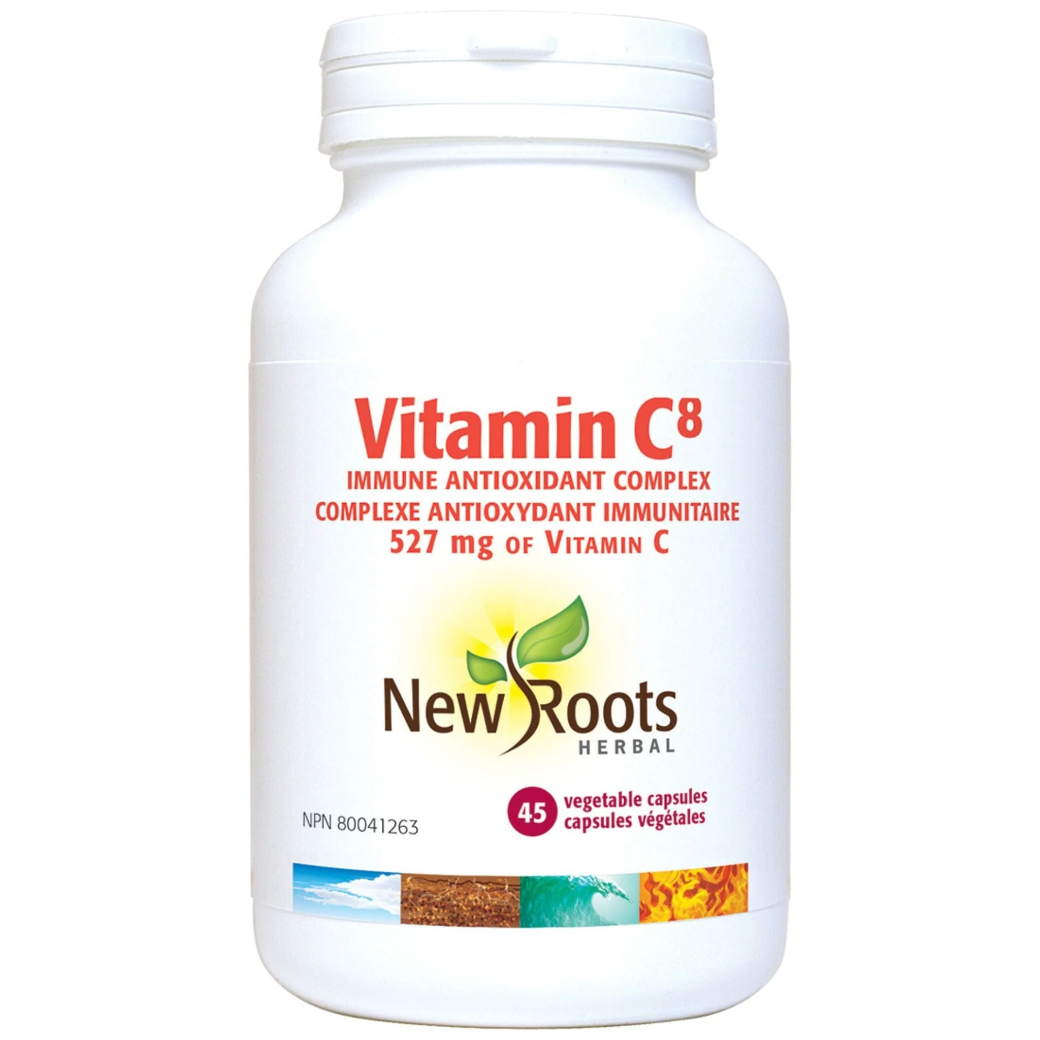 New Roots Vitamin C8 527mg High Potency Full Spectrum Vitamin C Capsules - Image 3