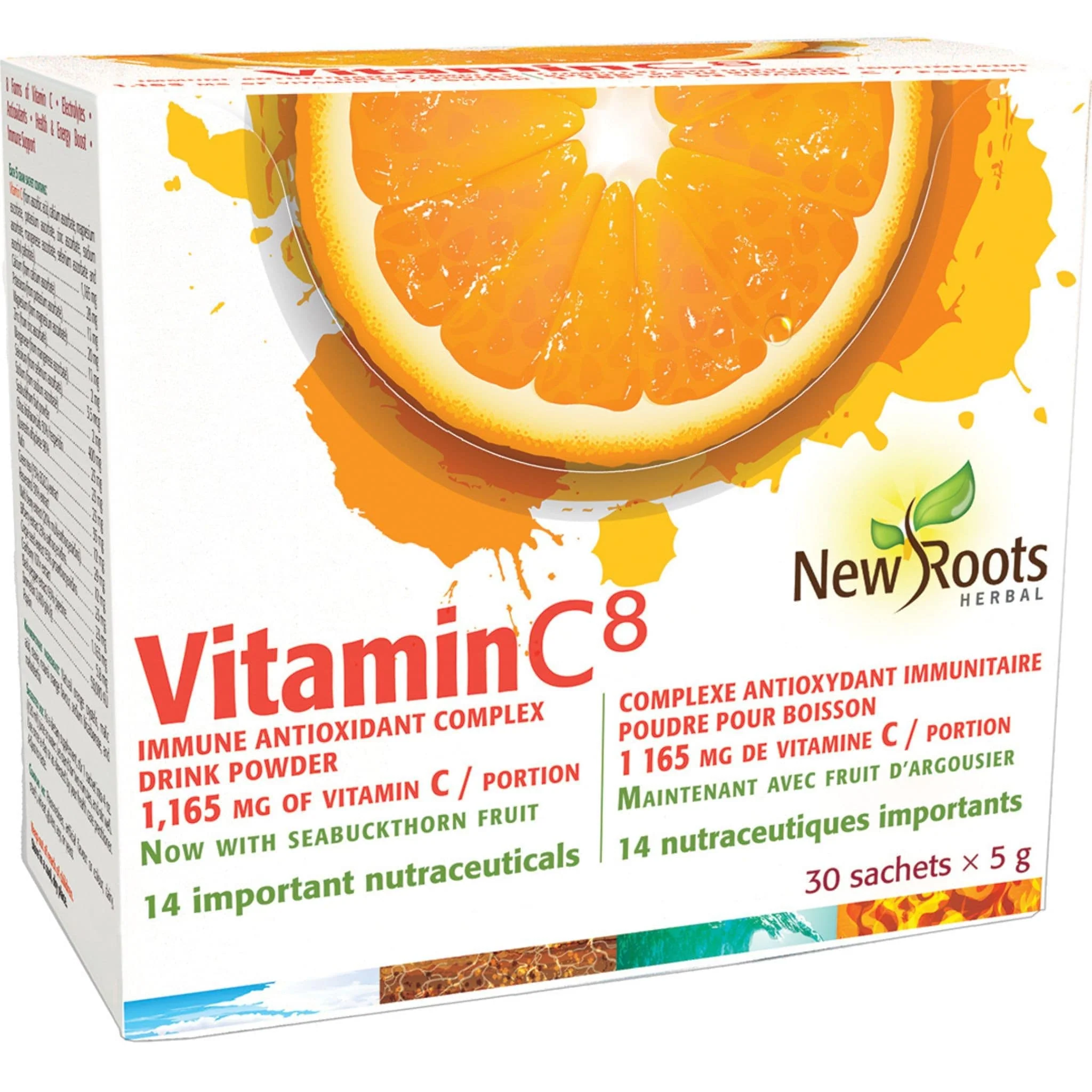 New Roots Vitamin C8 Ascorbate Complex (Powder) - Image 2
