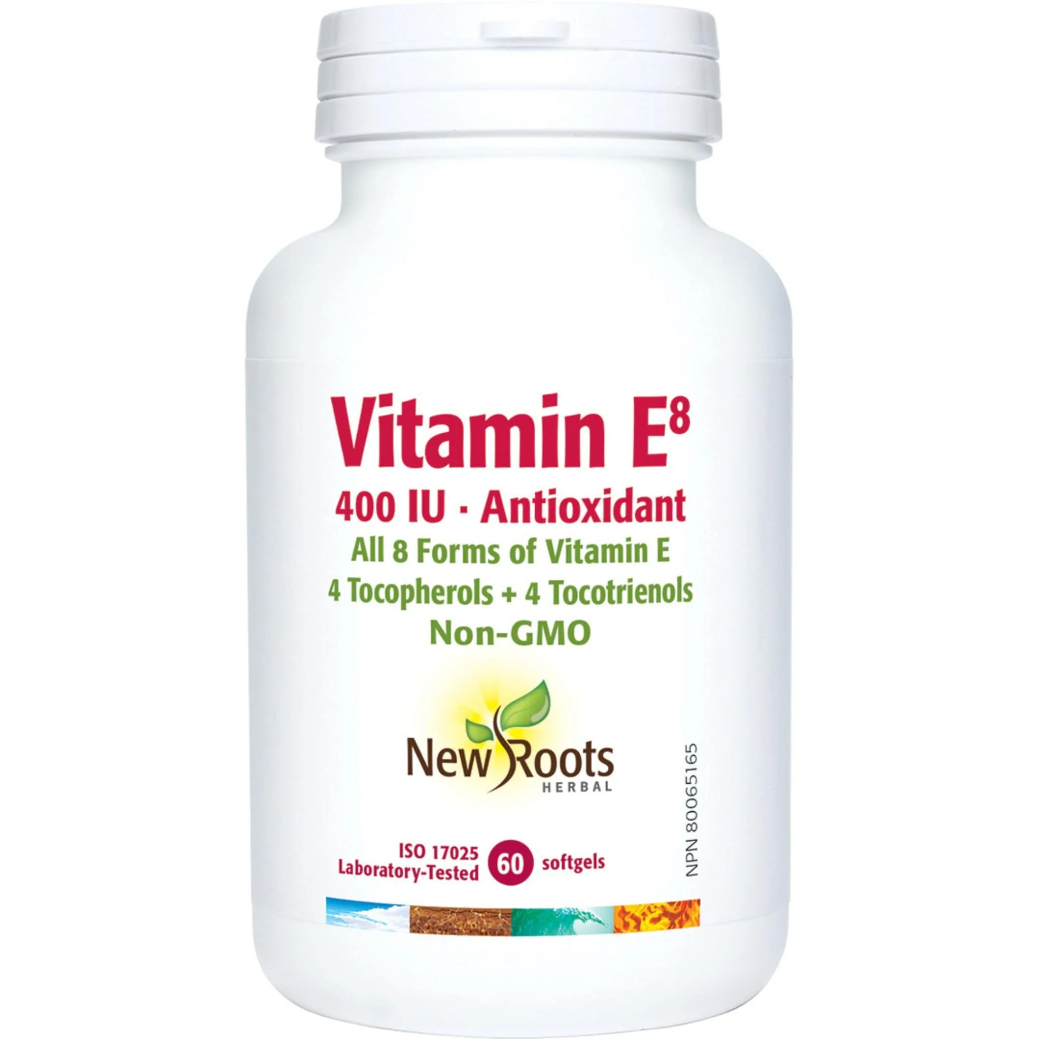 New Roots Vitamin E8 400 IU Softgels - Image 2