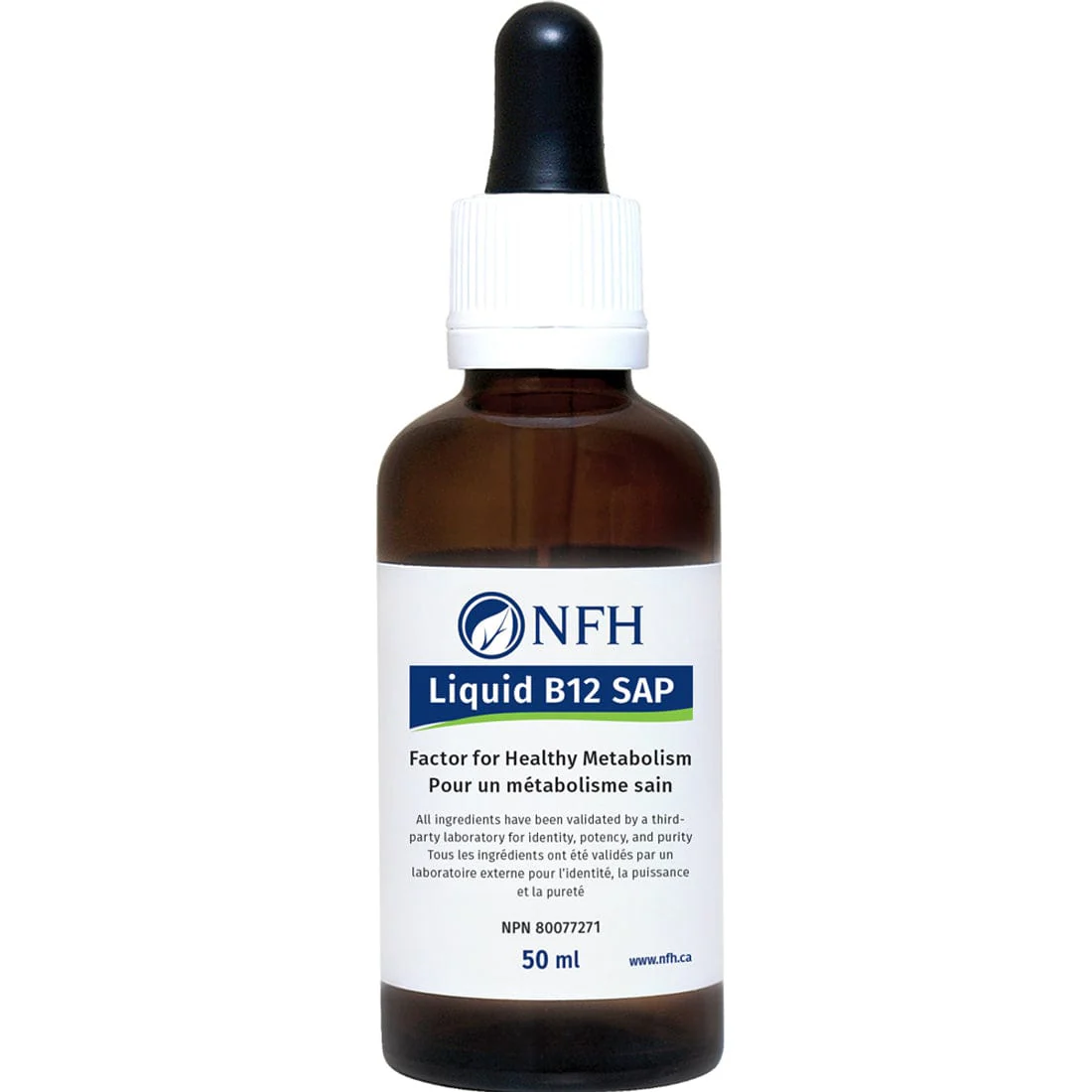 NFH Liquid B12 SAP, Methylcobalamin, High Absorption Vitamin B12 Drops for Energy, Nerve & Cardiovascular Support, 50ml