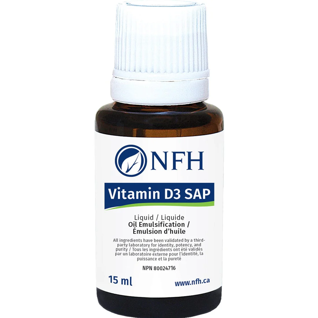 NFH Vitamin D3 SAP 1000IU Liquid - Image 2