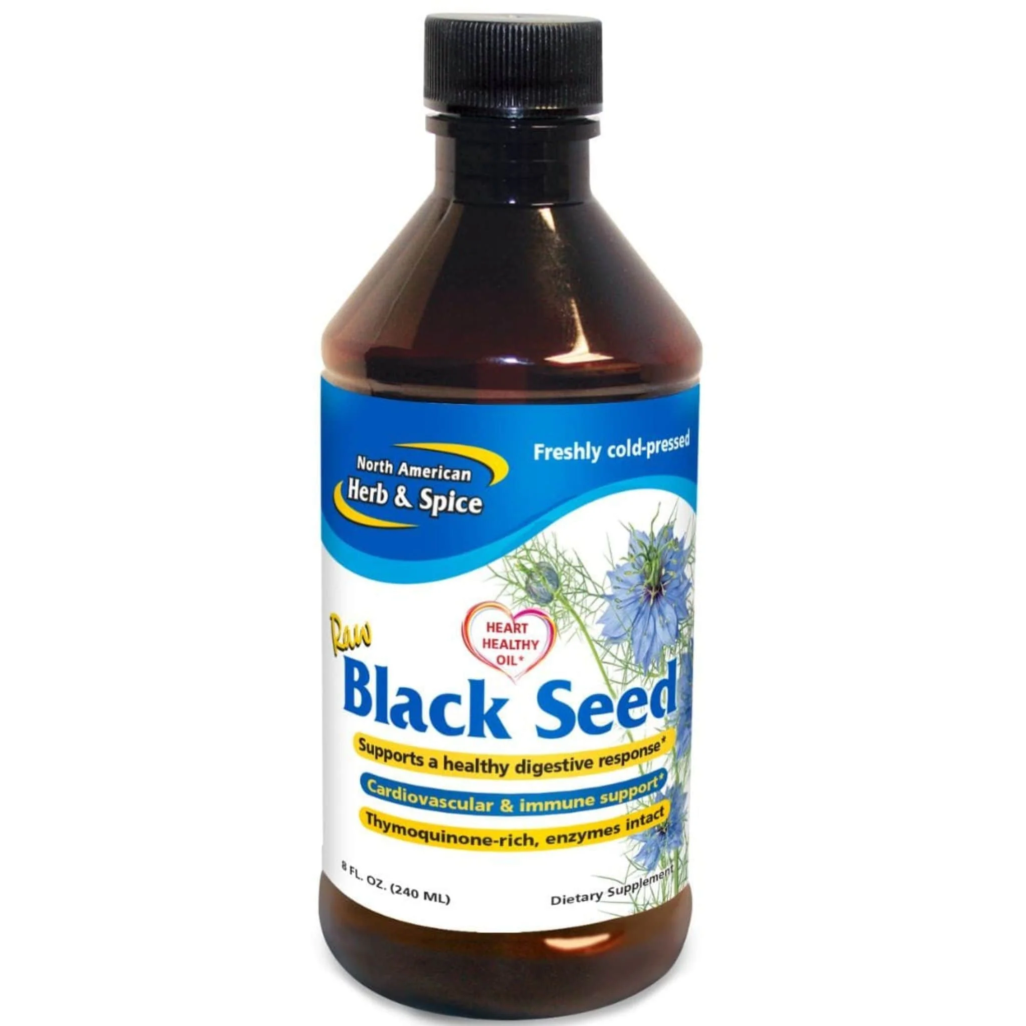 North American Herb and Mediterranean Spice Raw Black Seed Oil Liquid, 120ml-355ml - Image 2