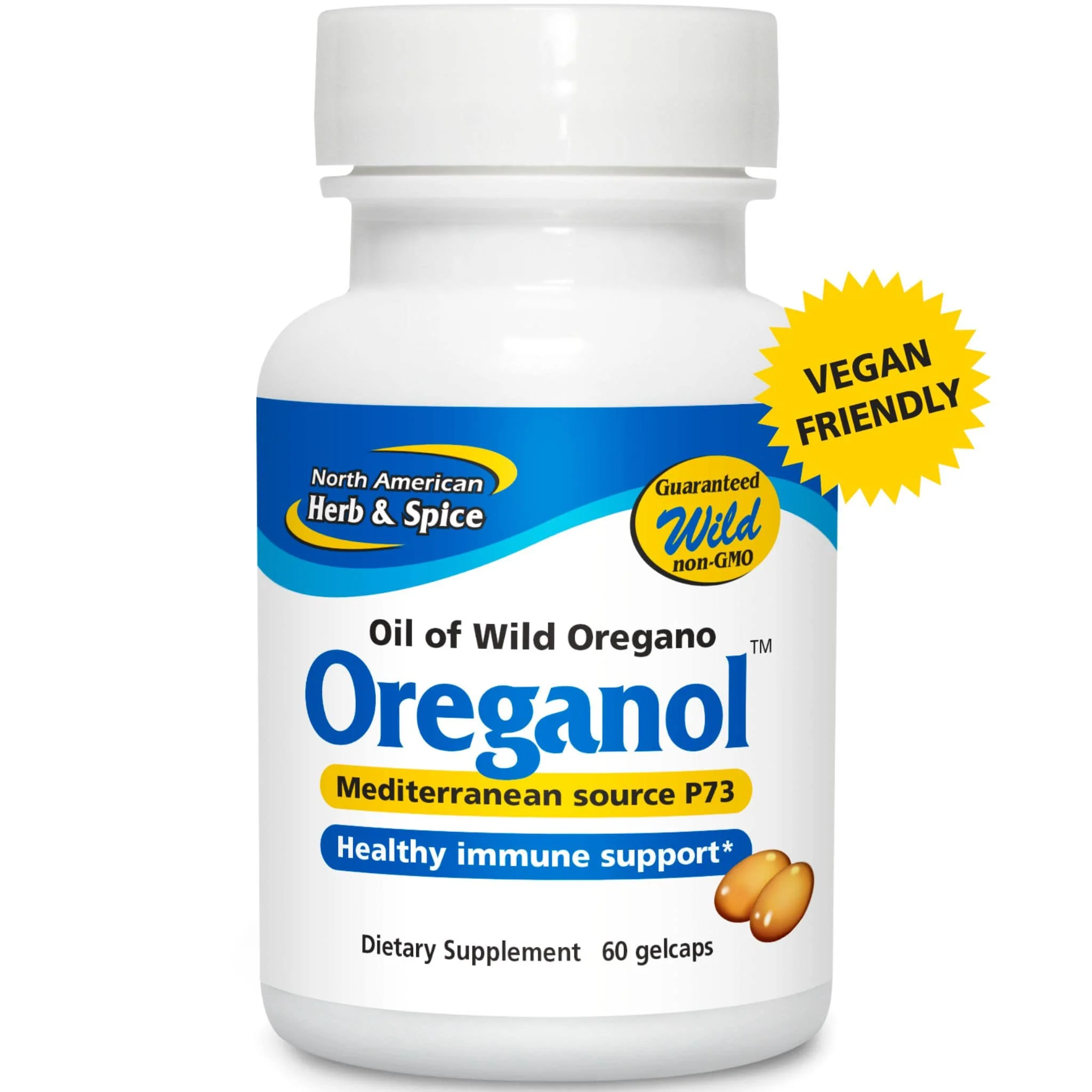 North American Herb and Spice Oreganol P73, 60-120 Softgels