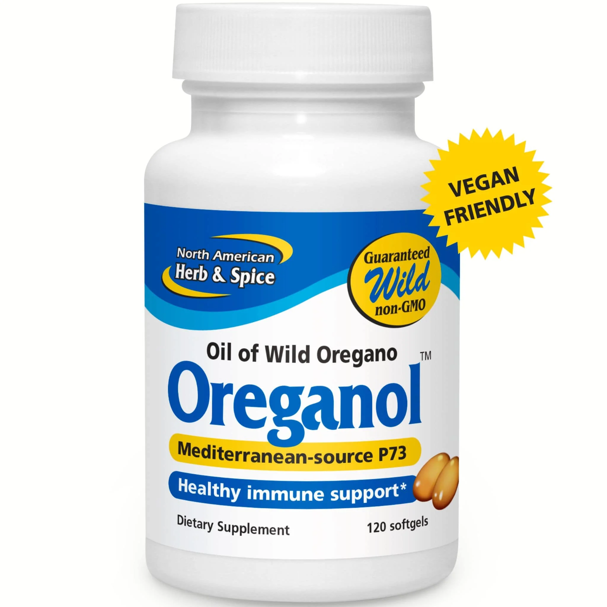 North American Herb and Spice Oreganol P73, 60-120 Softgels - Image 3