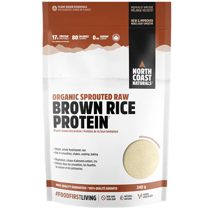 North Coast Naturals Organic Sprouted Raw Brown Rice Protein Powder - Image 2