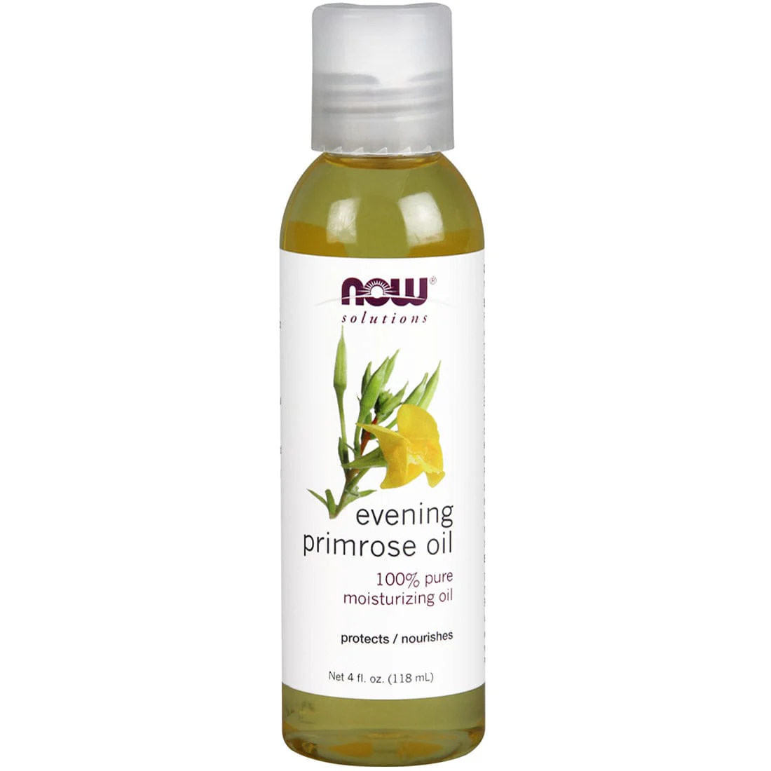 NOW 100% Pure Evening Primrose Oil Liquid, 118ml