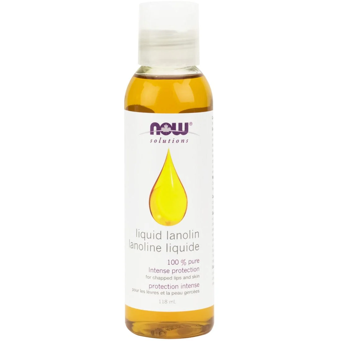 NOW 100% Pure Lanolin Liquid, 118ml