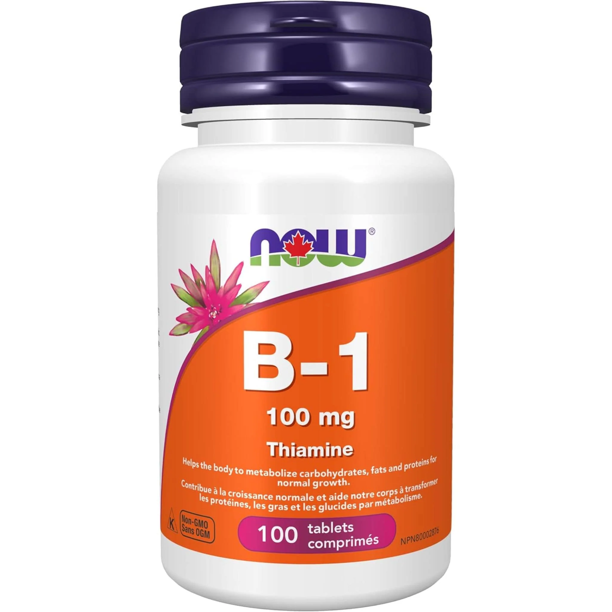 NOW B1 100mg Thiamine, 100 Tablets