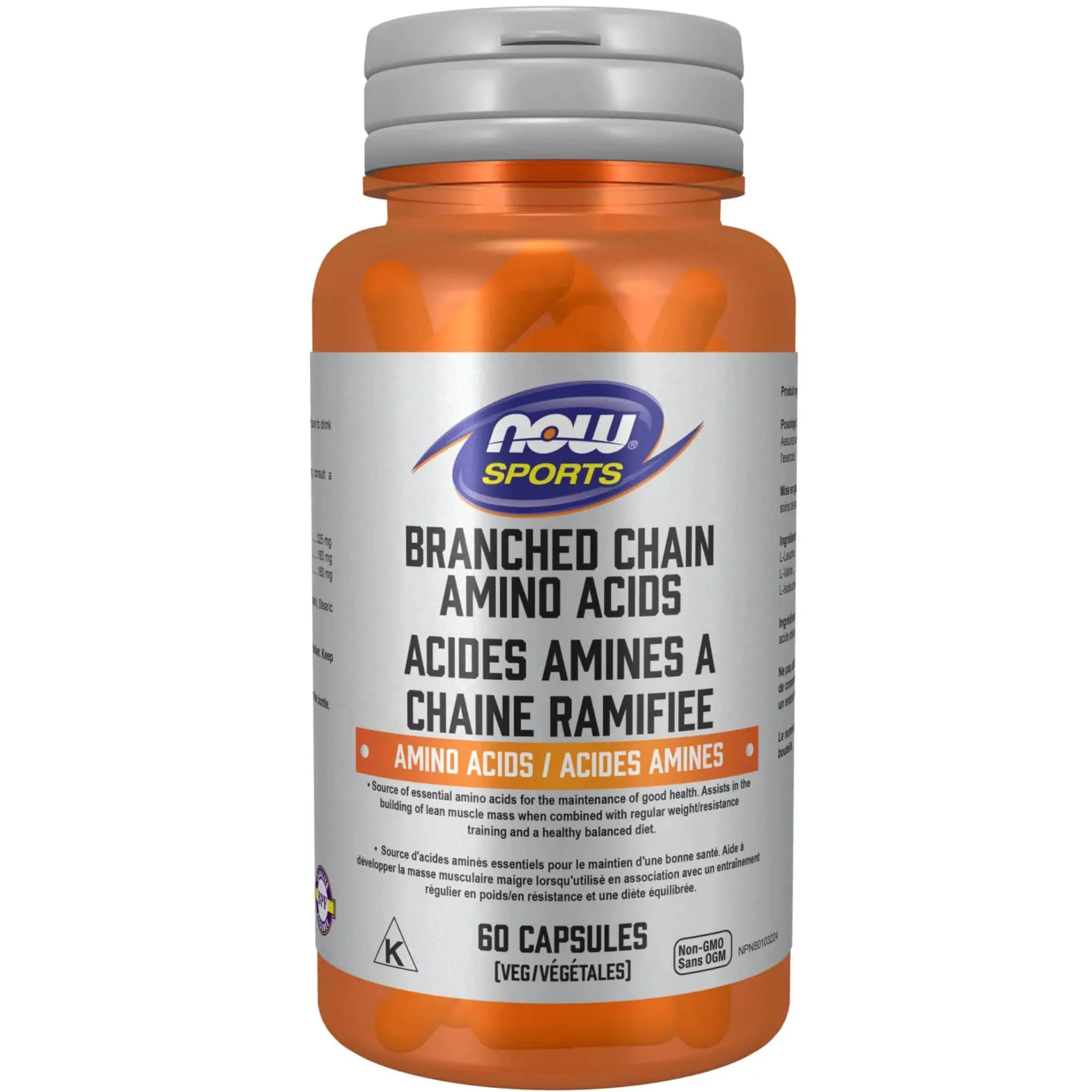 NOW Branched Chain Amino Acids Capsules - Image 3