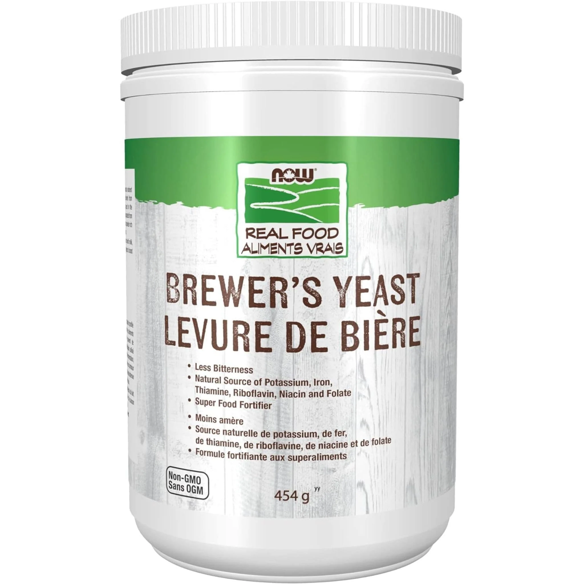 NOW Brewer's Yeast Powder, 454g / 1lb