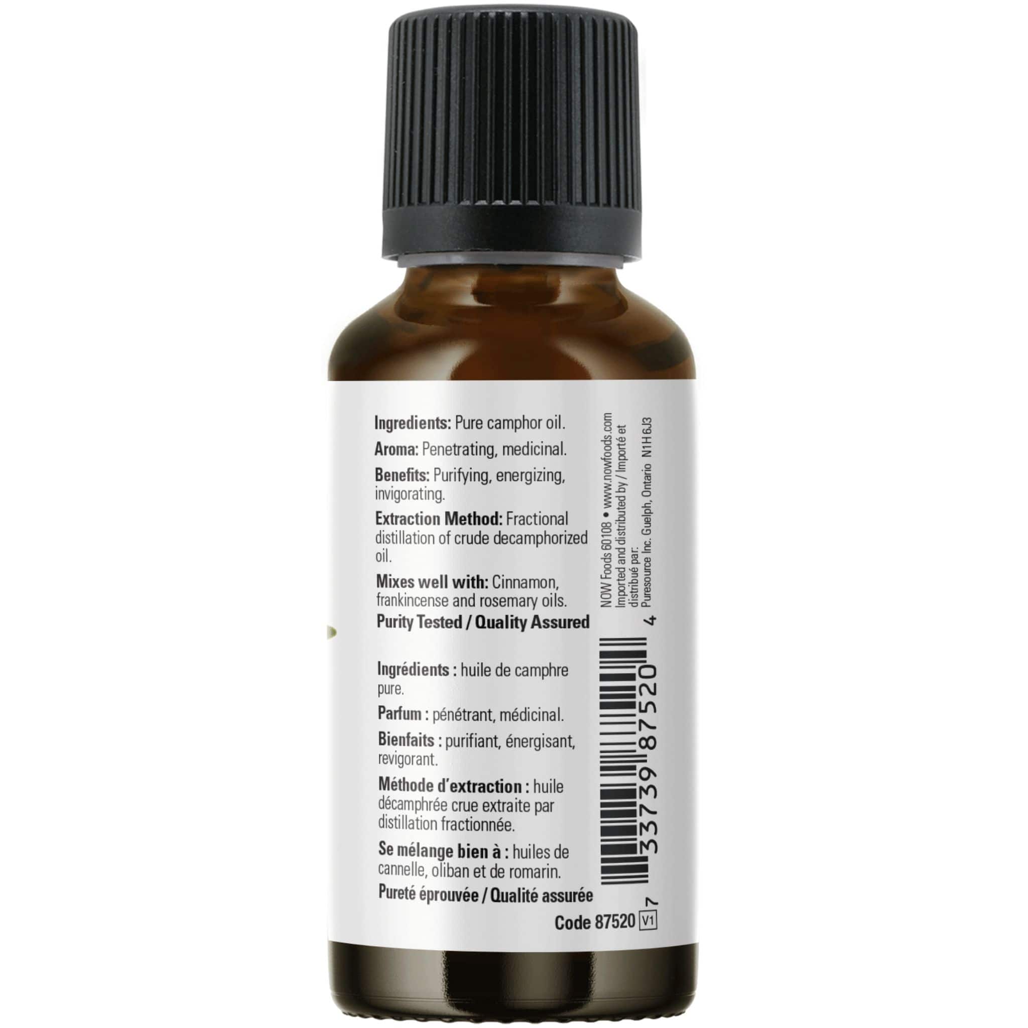 NOW Camphor Oil (Aromatherapy), 30ml - Image 2