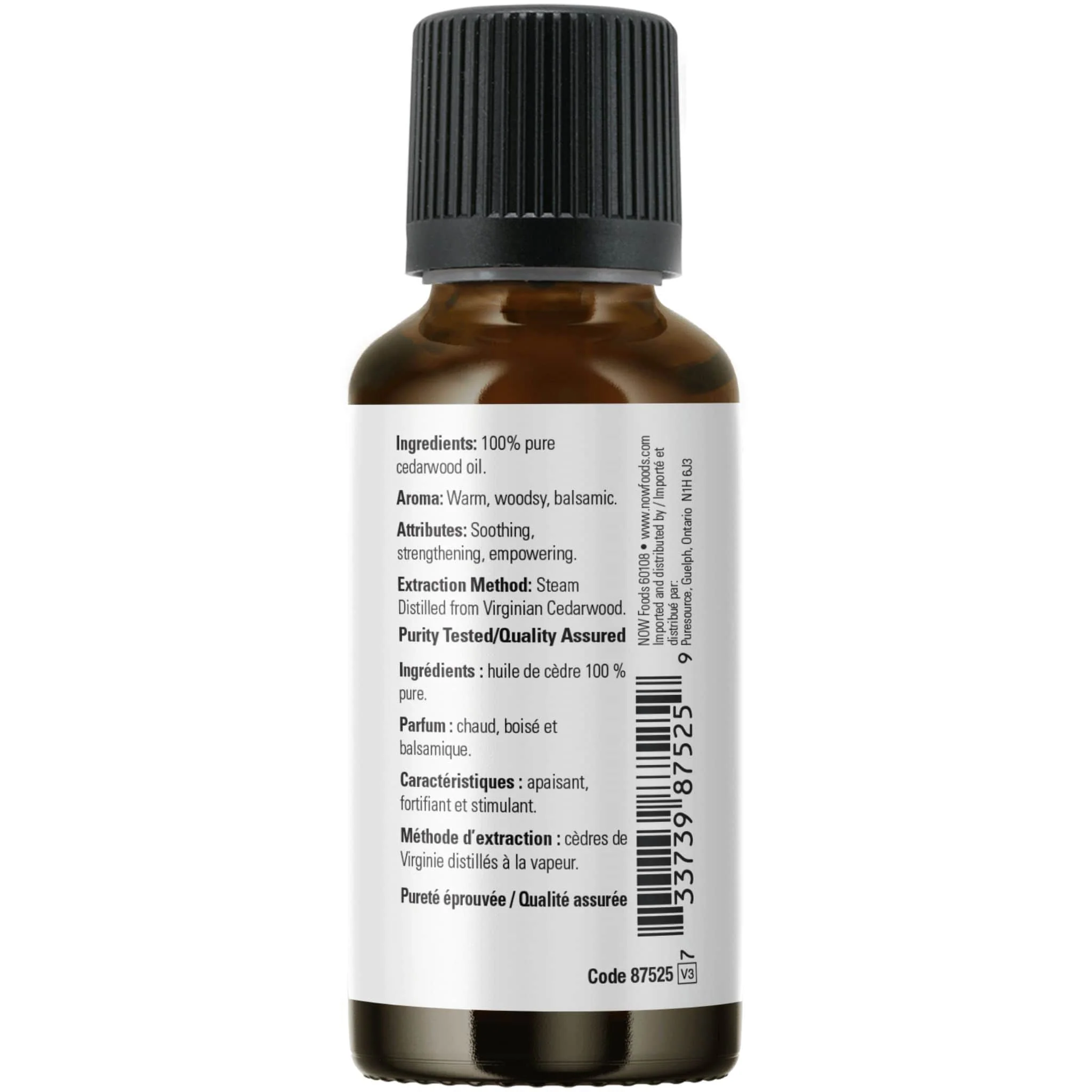 NOW Cedarwood Oil (Aromatherapy), 30ml - Image 3