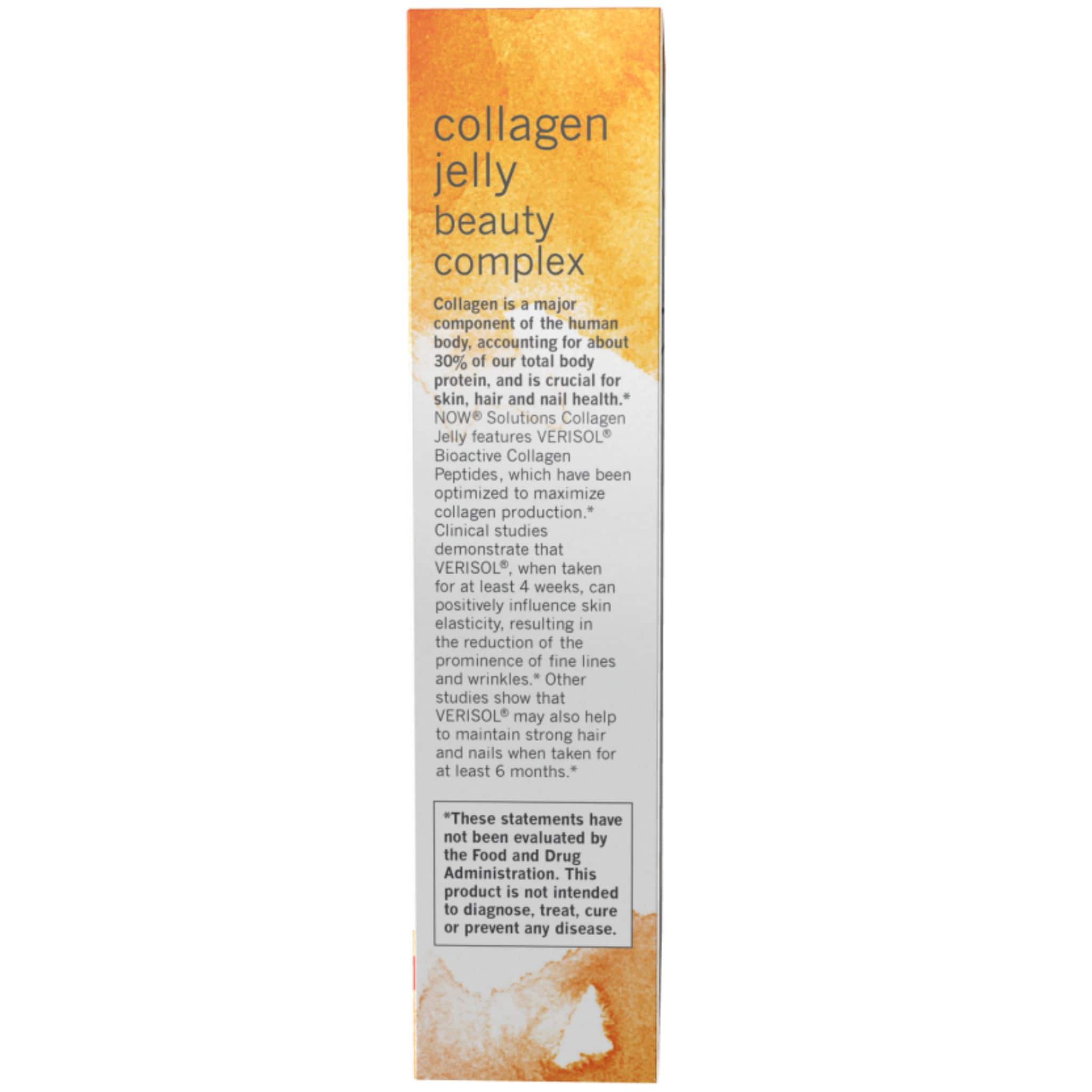 NOW Collagen Jelly Beauty Complex with Verisol Bioactive Collagen Peptides, 20g x 10 Jelly Sticks - Image 3