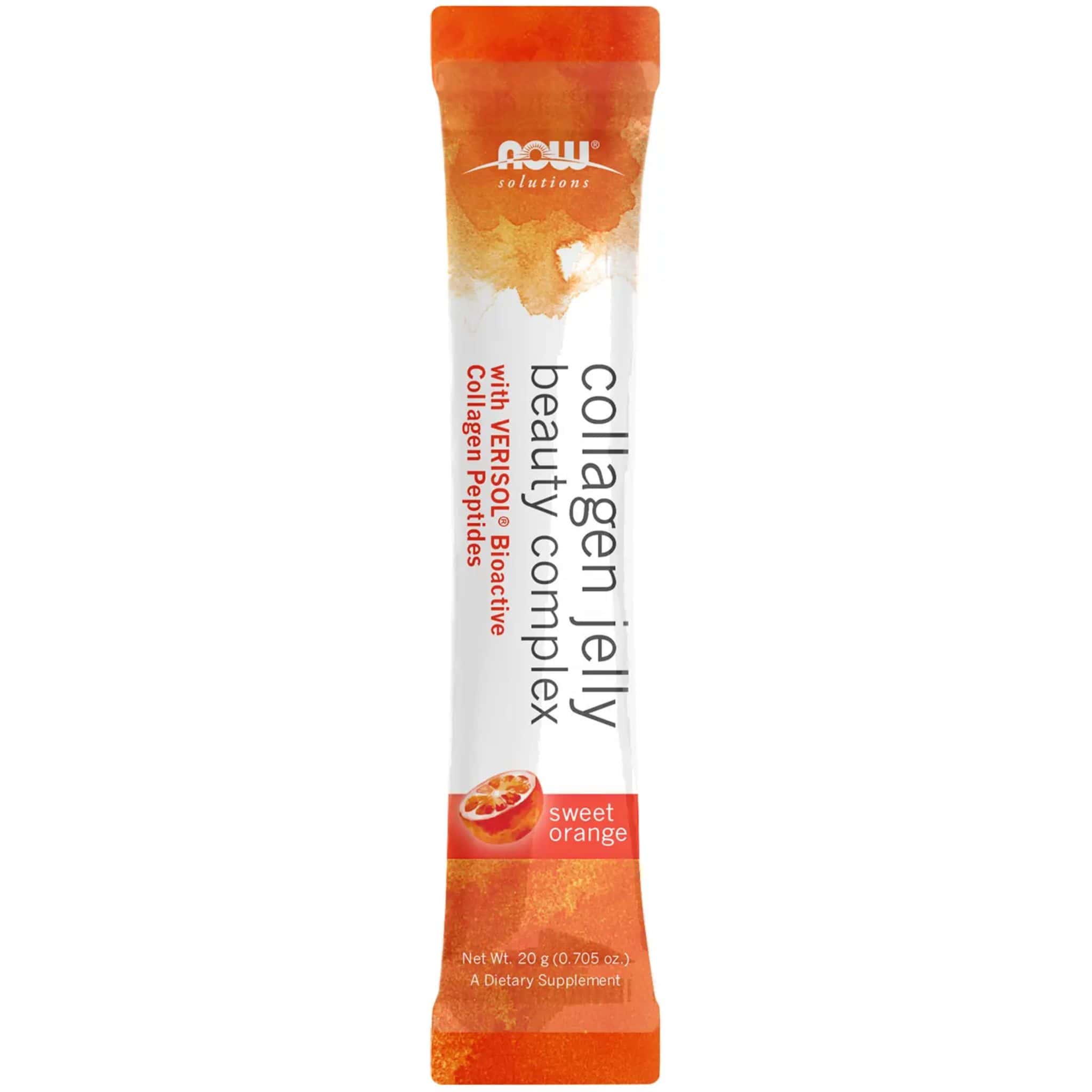 NOW Collagen Jelly Beauty Complex with Verisol Bioactive Collagen Peptides, 20g x 10 Jelly Sticks - Image 5