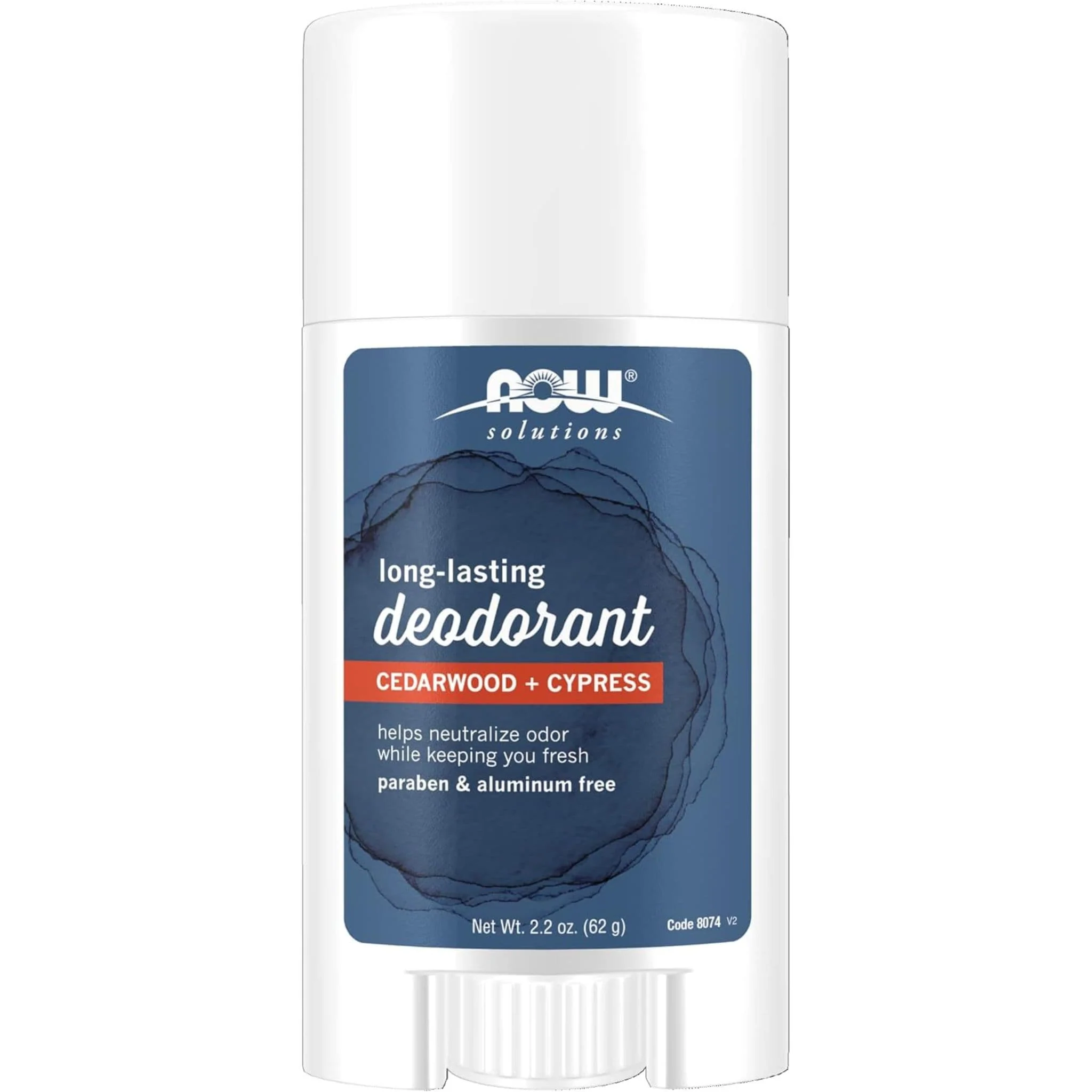 NOW Deodorant Stick Cedarwood + Cypress 62g