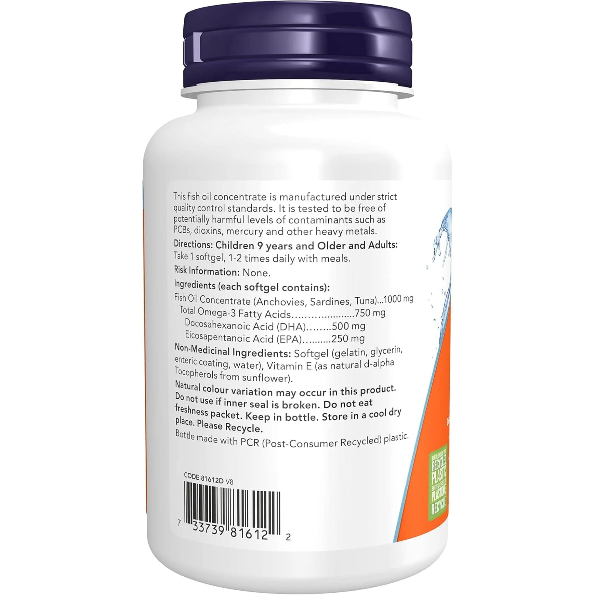 NOW DHA/ADH-500, High Potency, 1000mg, 90 Softgels - Image 2