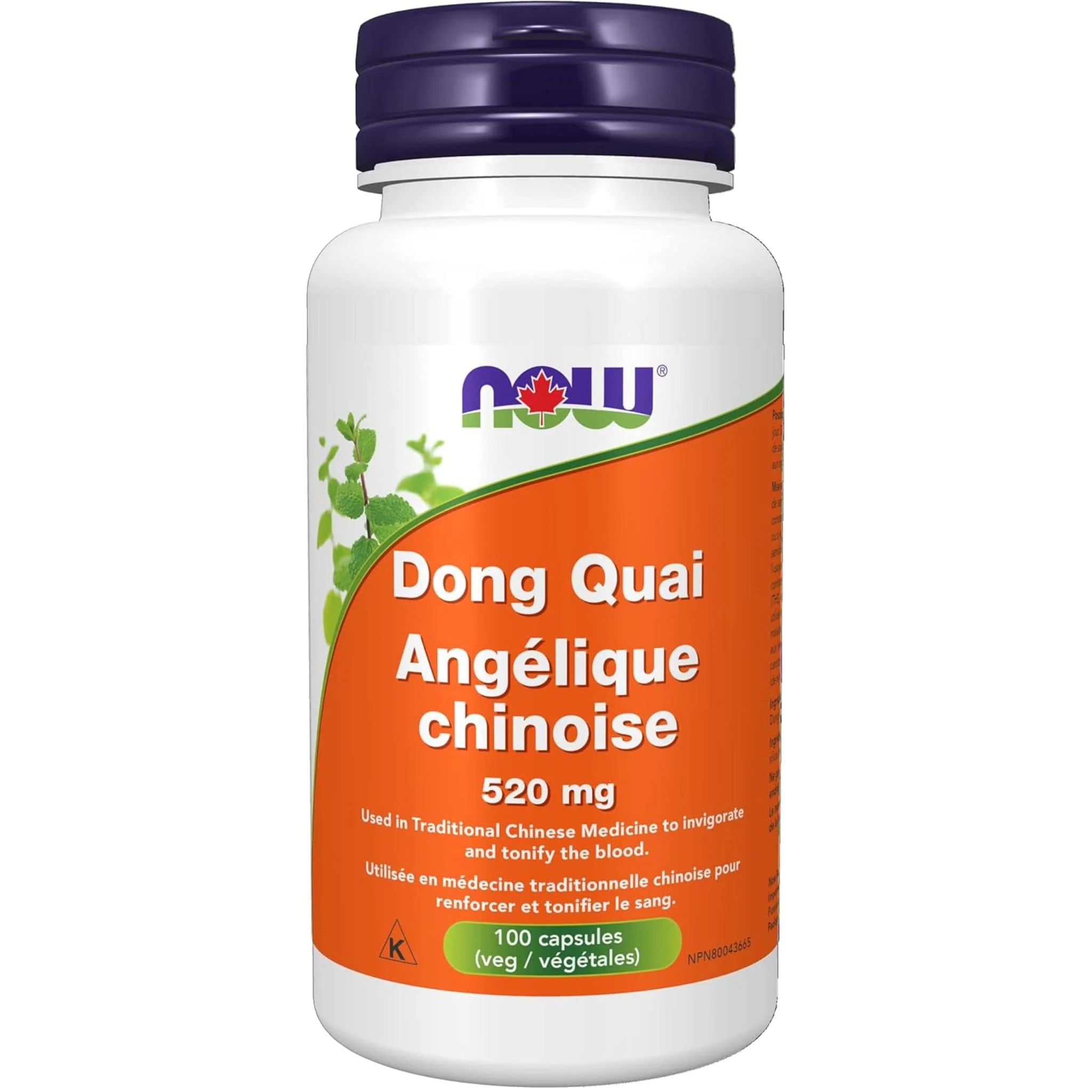 NOW Dong Quai, 520mg, 100 Capsules