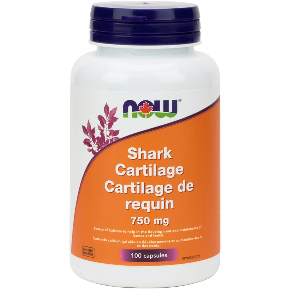 NOW Shark Cartilage, 750mg - Image 2