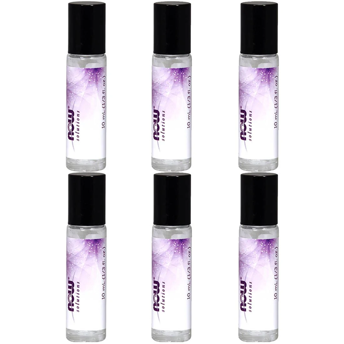 NOW Empty Glass Bottle with Roll-On Applicator, 10ml - Image 2