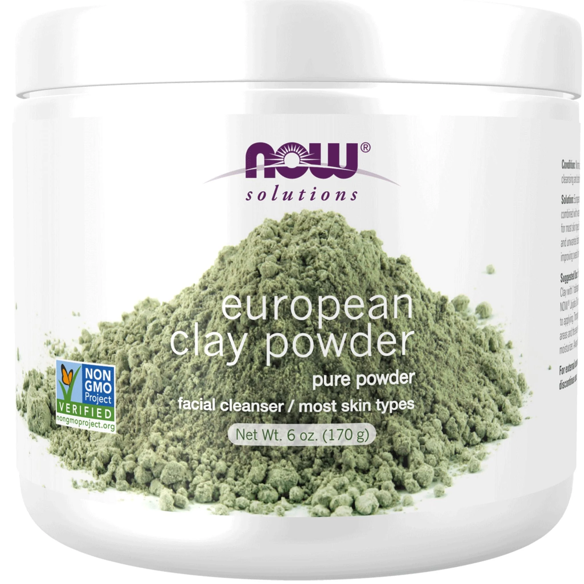 NOW European Clay Powder, 170g
