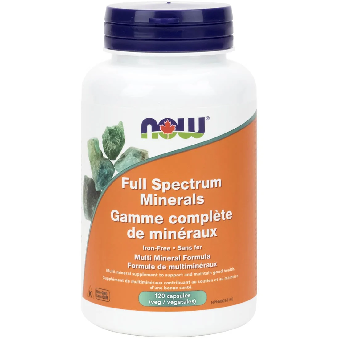 NOW Full Spectrum Minerals, 120 Capsules - Image 2